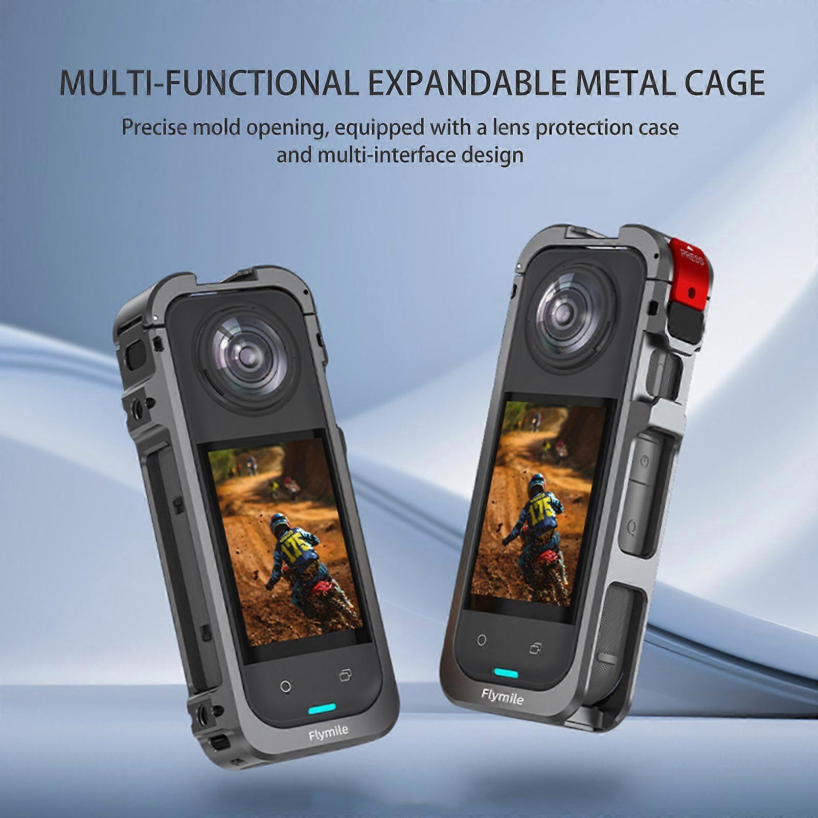 Insta360 X5 Camera Accessories: Protective Frame Case With Lens Cover