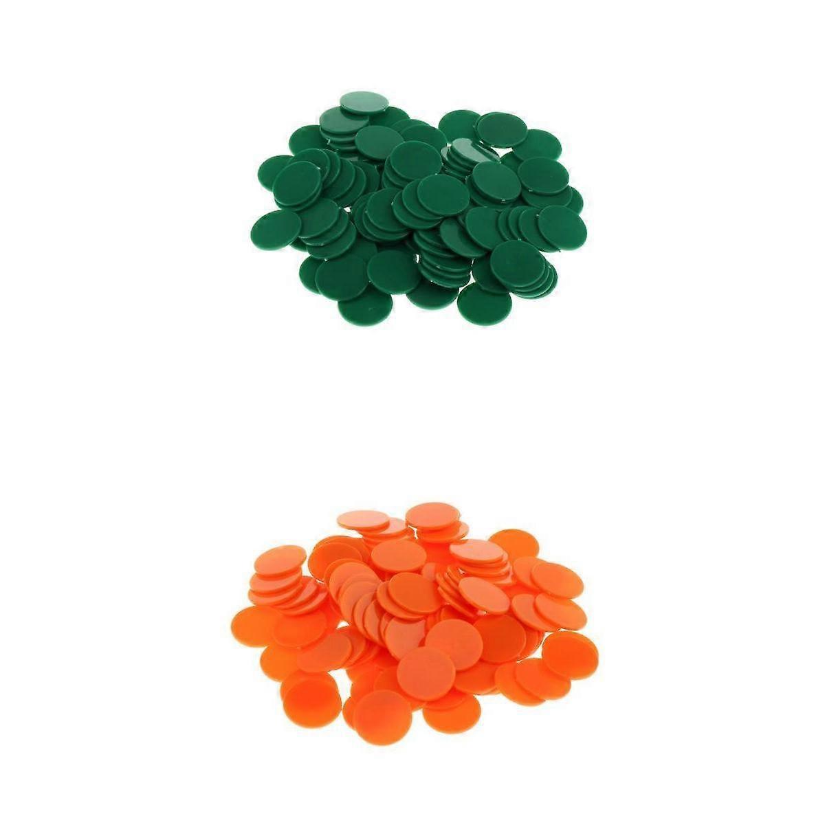 25MM Barreled Plastic Coin Chip Money/ 100 Barrels A Barrel Plane Boundless