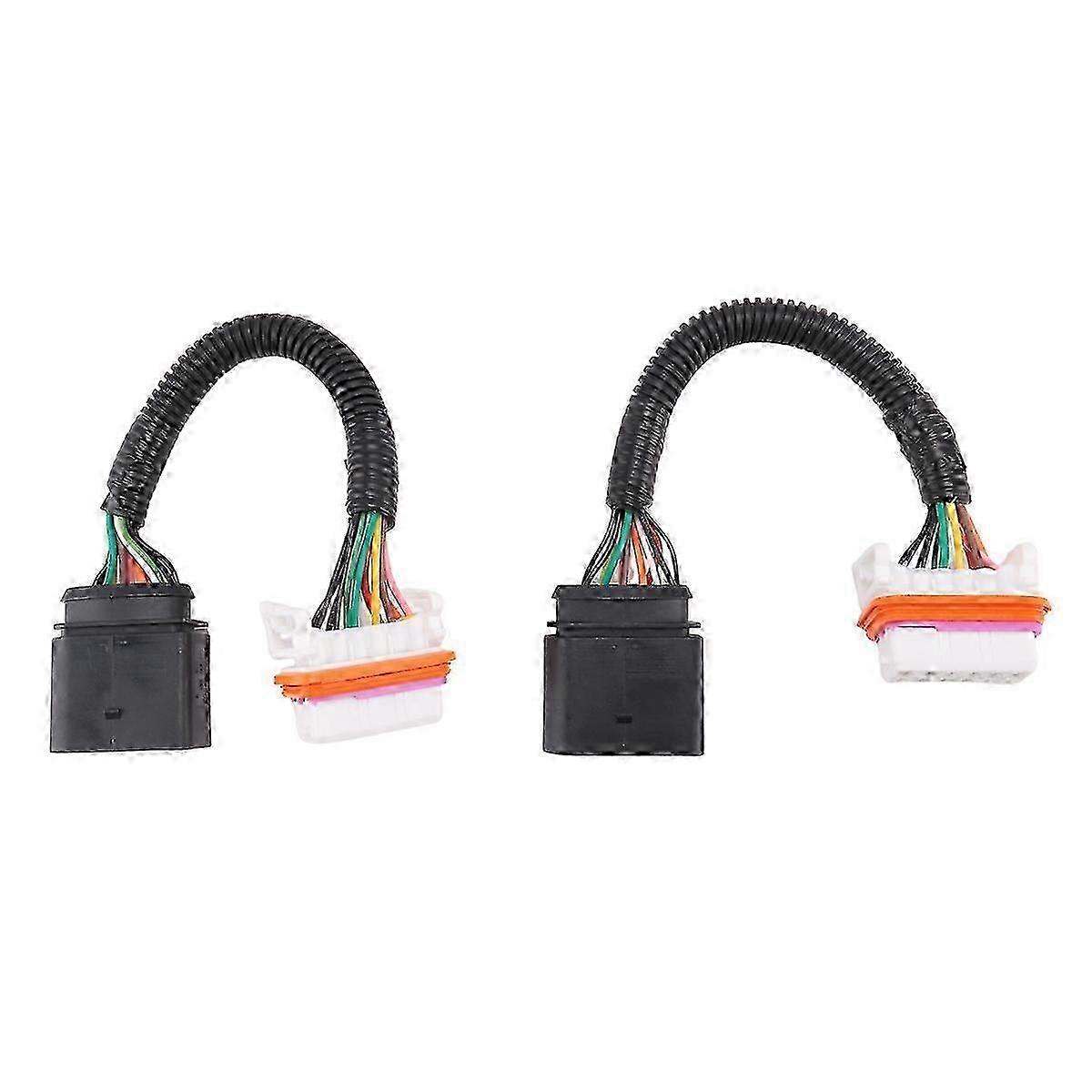 2 Pack Headlight Wiring Harness Left and Right for Porsche Cayenne Xenon 95563123911-Good HwyS