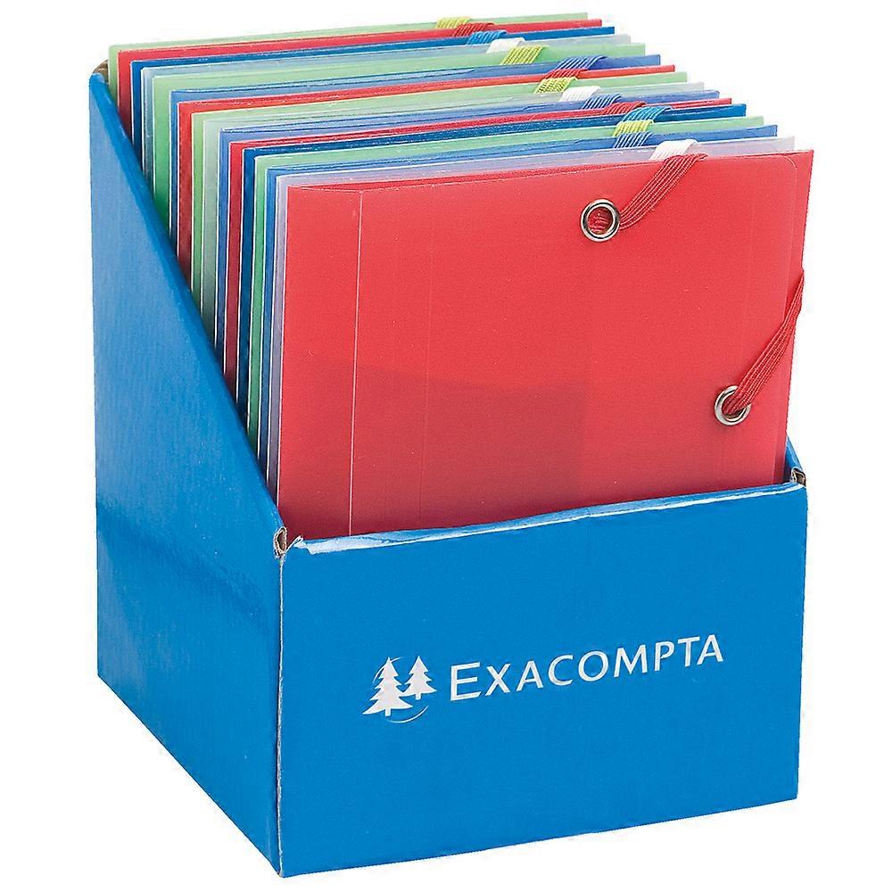 Exacompta 50889E 25x CARP.C/GOMAS Y SOL. CHROMA SURT