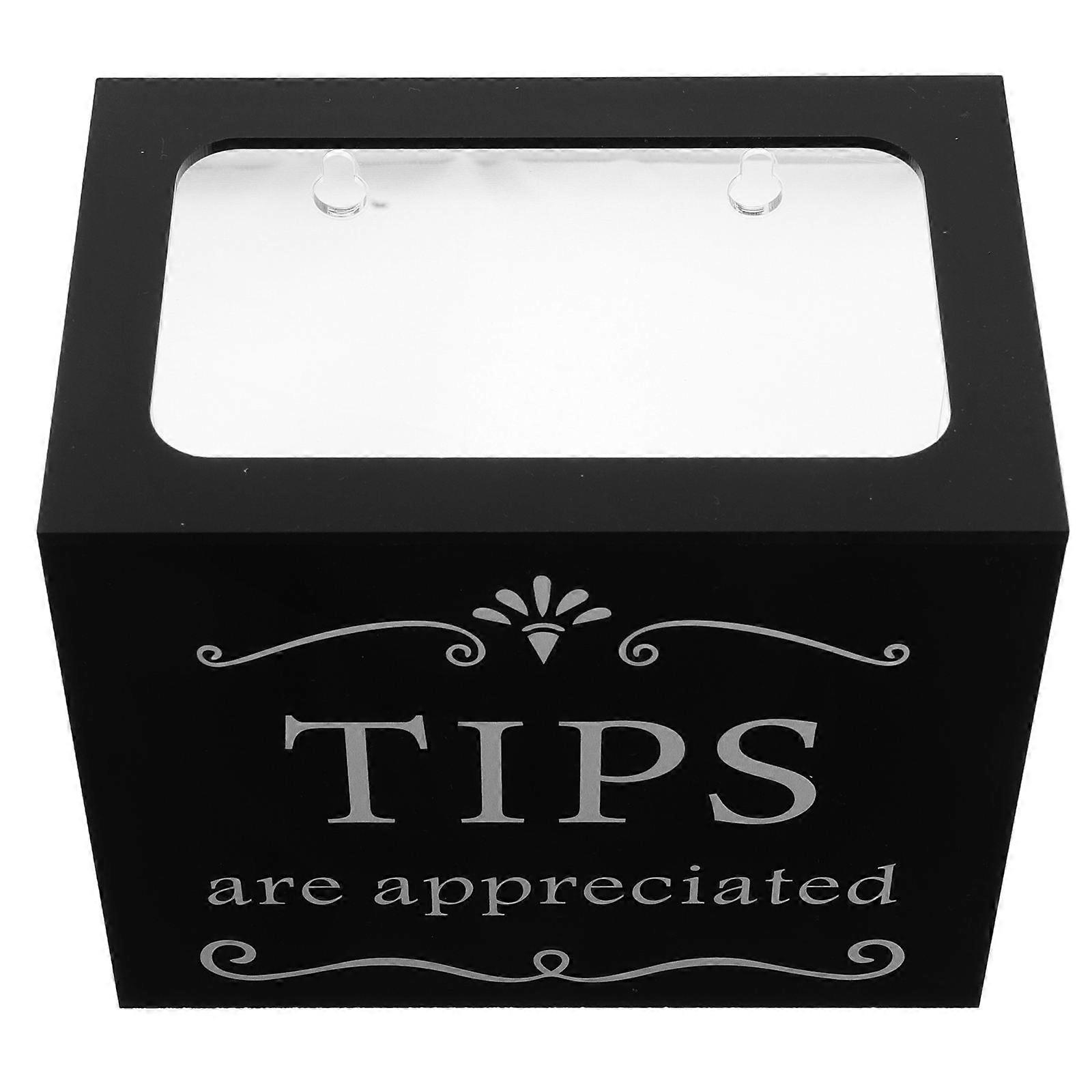 Suggestion Box for Donation, Acrylic Tip Container for Bars, Boost Customer Loyalty