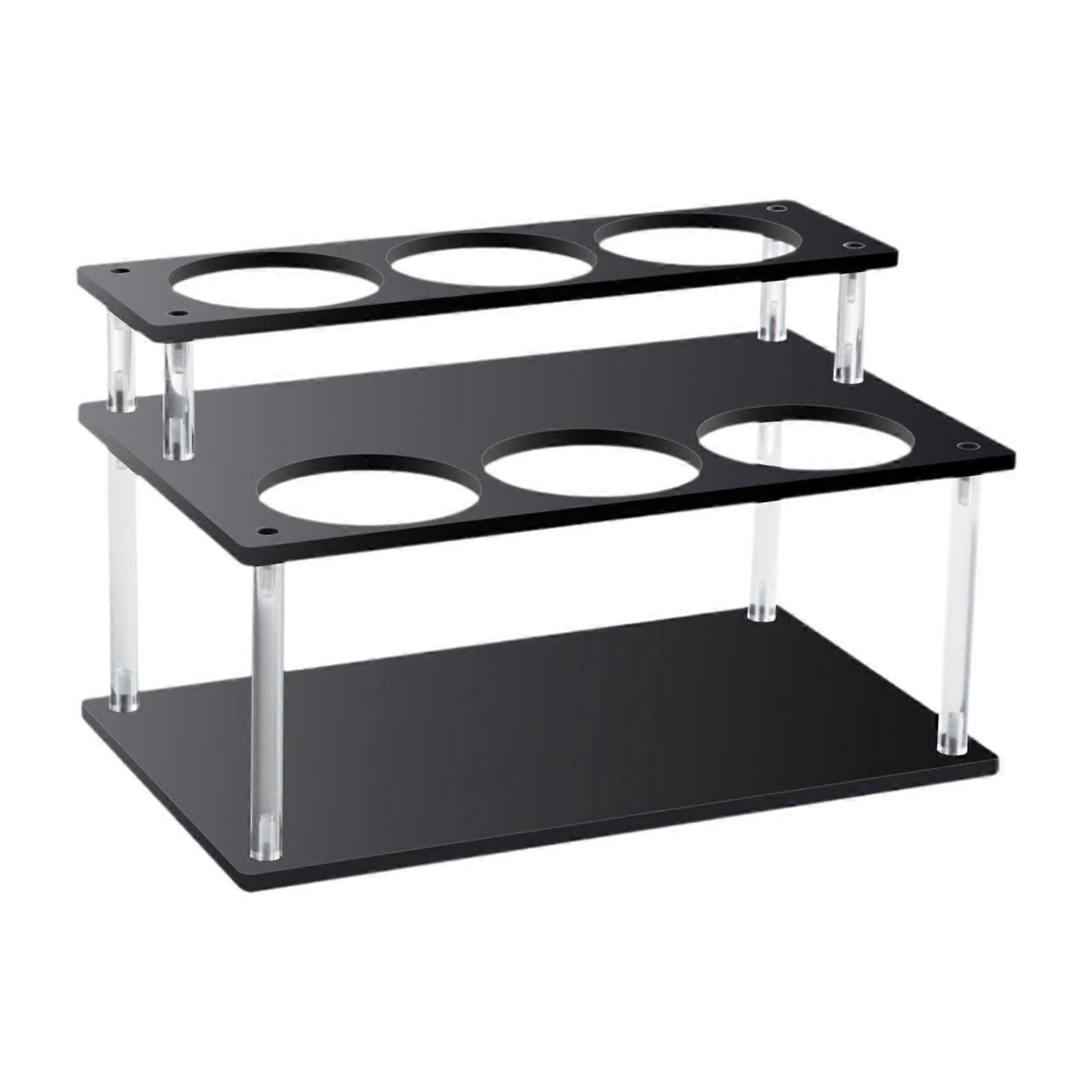 Coffee Syrup Bottlerack Multifunctional Sleek and Modern Wine Display Stand