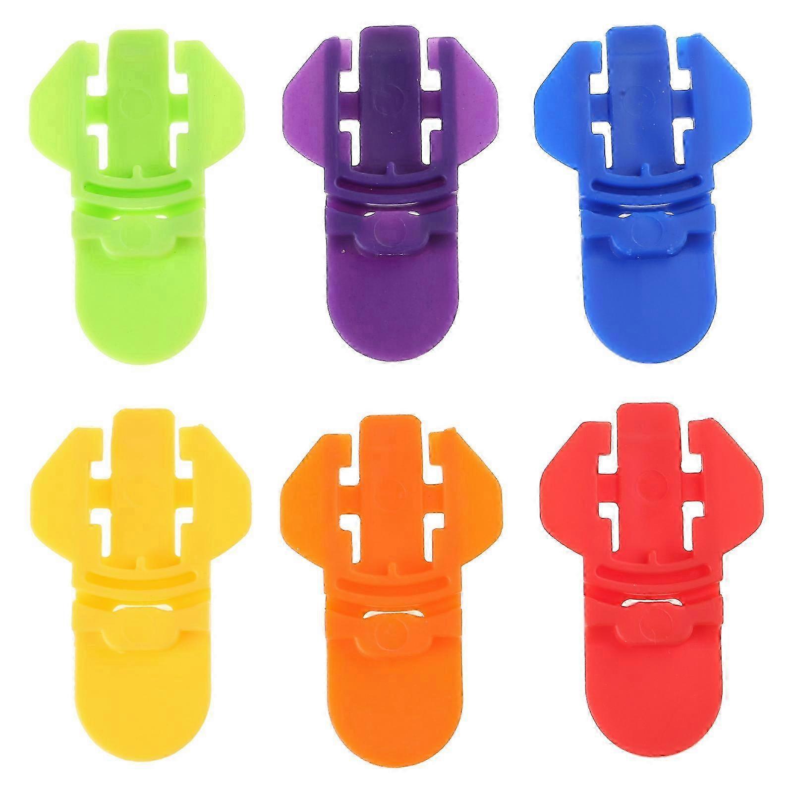 6 Pack Can Openers Set - Portable Beer Can Opener with Plastic Rings for Easy Pull, Durable Can Opener Tool