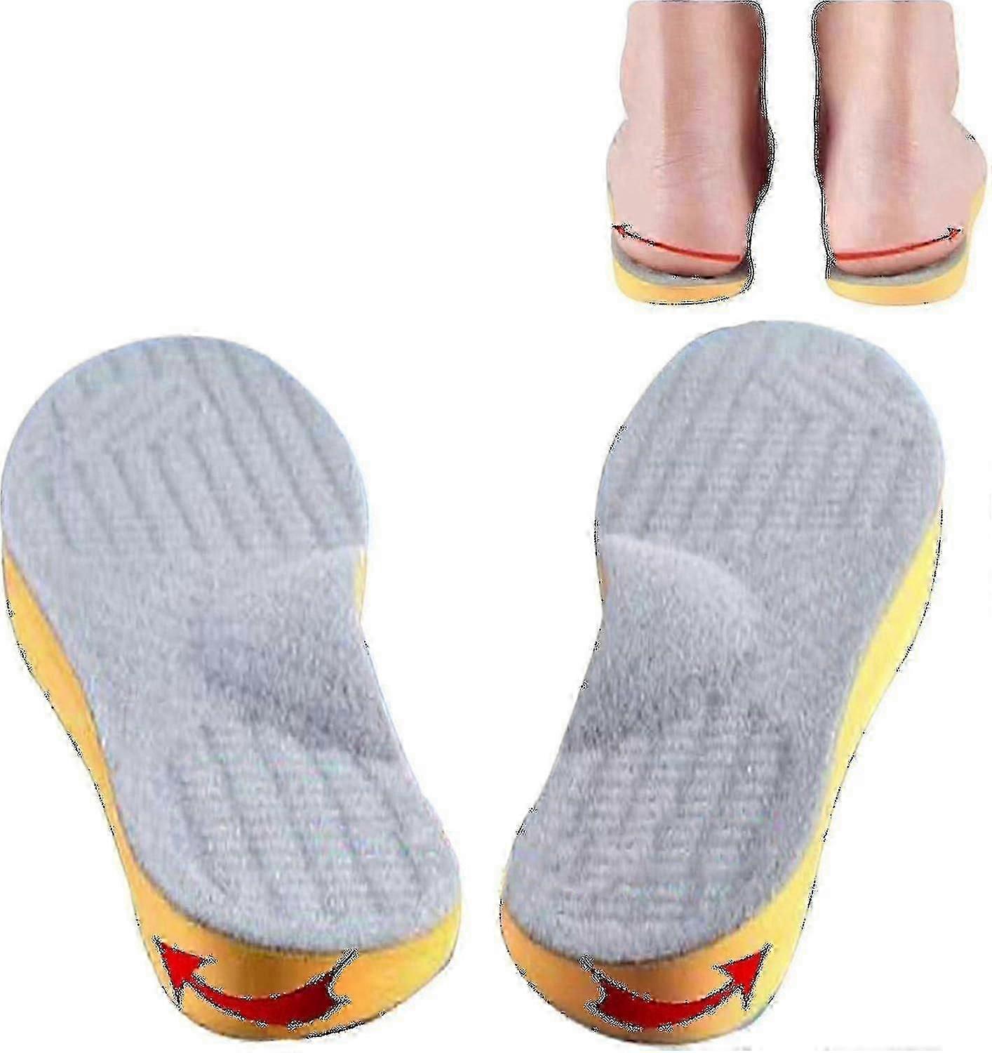 High Arch Support Supination Insoles for Foot Alignment and Leg Correction