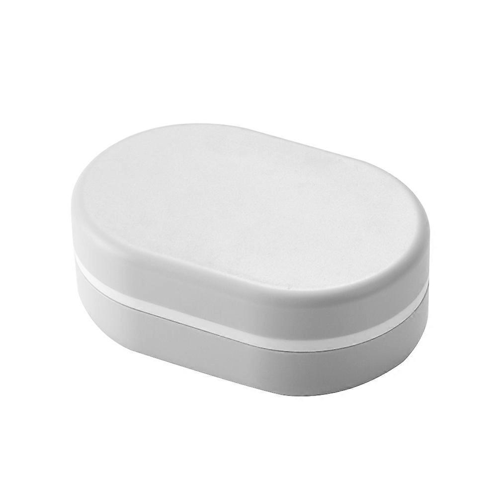 Travel Soap Case With Lid Portable Waterproof ABS Resin Container for Household Users 1Pcs