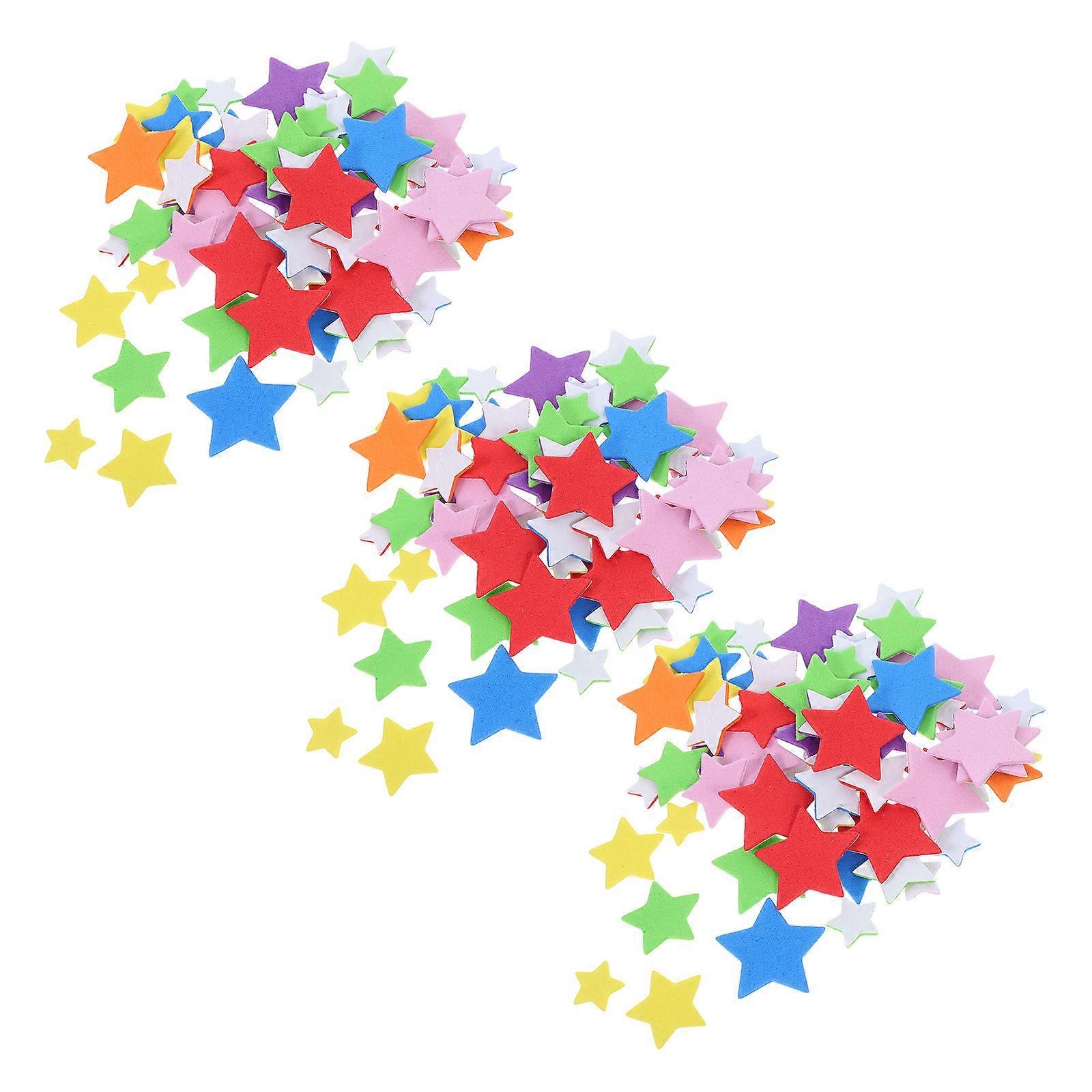 Self Adhesive Reward Stickers Color Recognition and Shape Recognition for Children School Projects 3Pcs