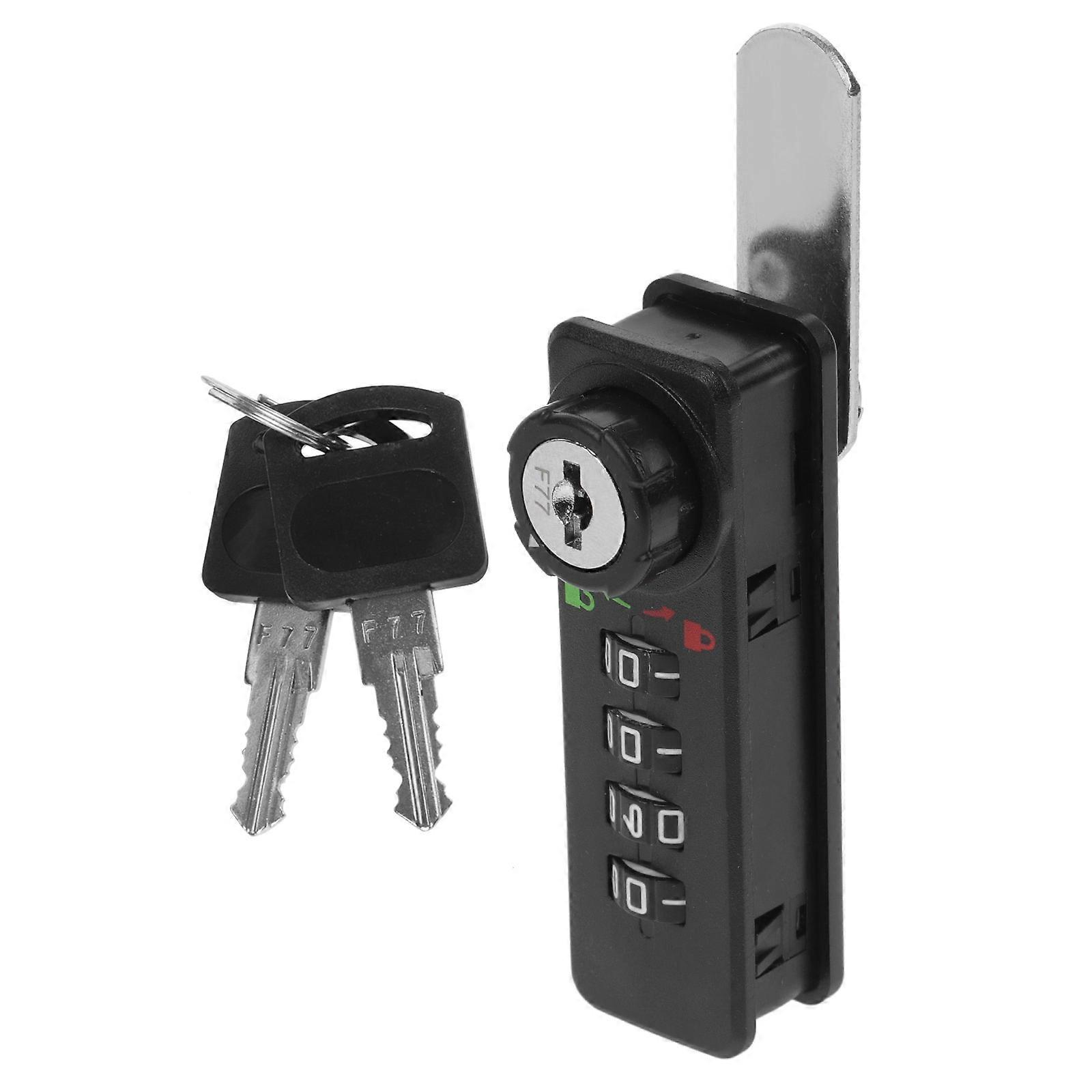 Coded Lock Combination for Drawers and Cabinets Anti Tamper 7.60X3.50X2.30cm Protect Valuables 1Set