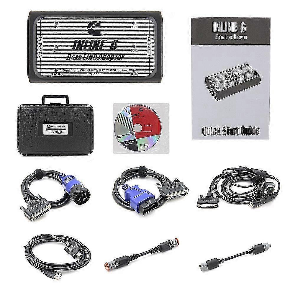 12V Cummins Inline6 Data Link Adapter Heavy Duty Diagnostic Tool Scanner
