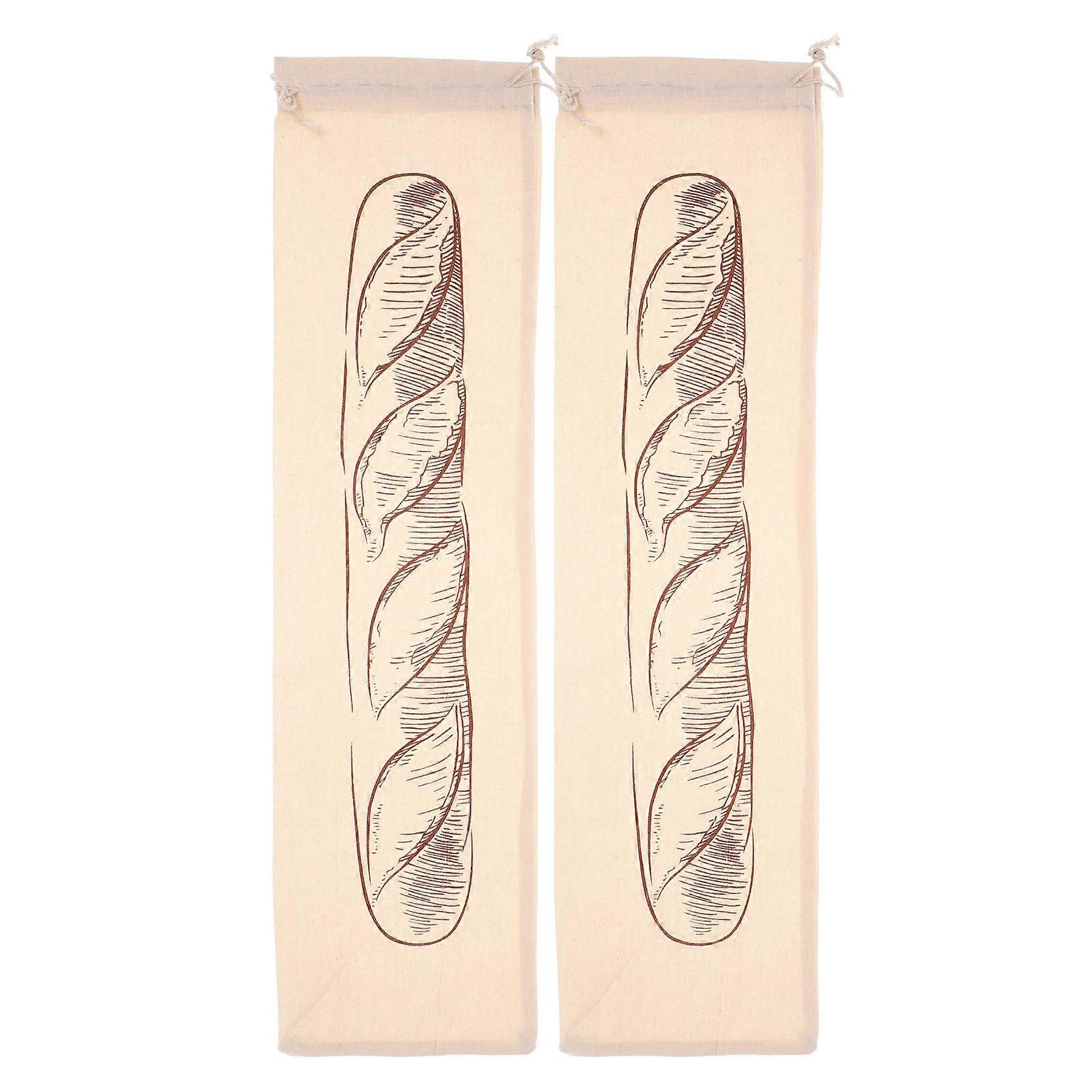 Drawstring Linen Bags 2Pcs Assorted Color Stylish Drawstring Closure for Storage