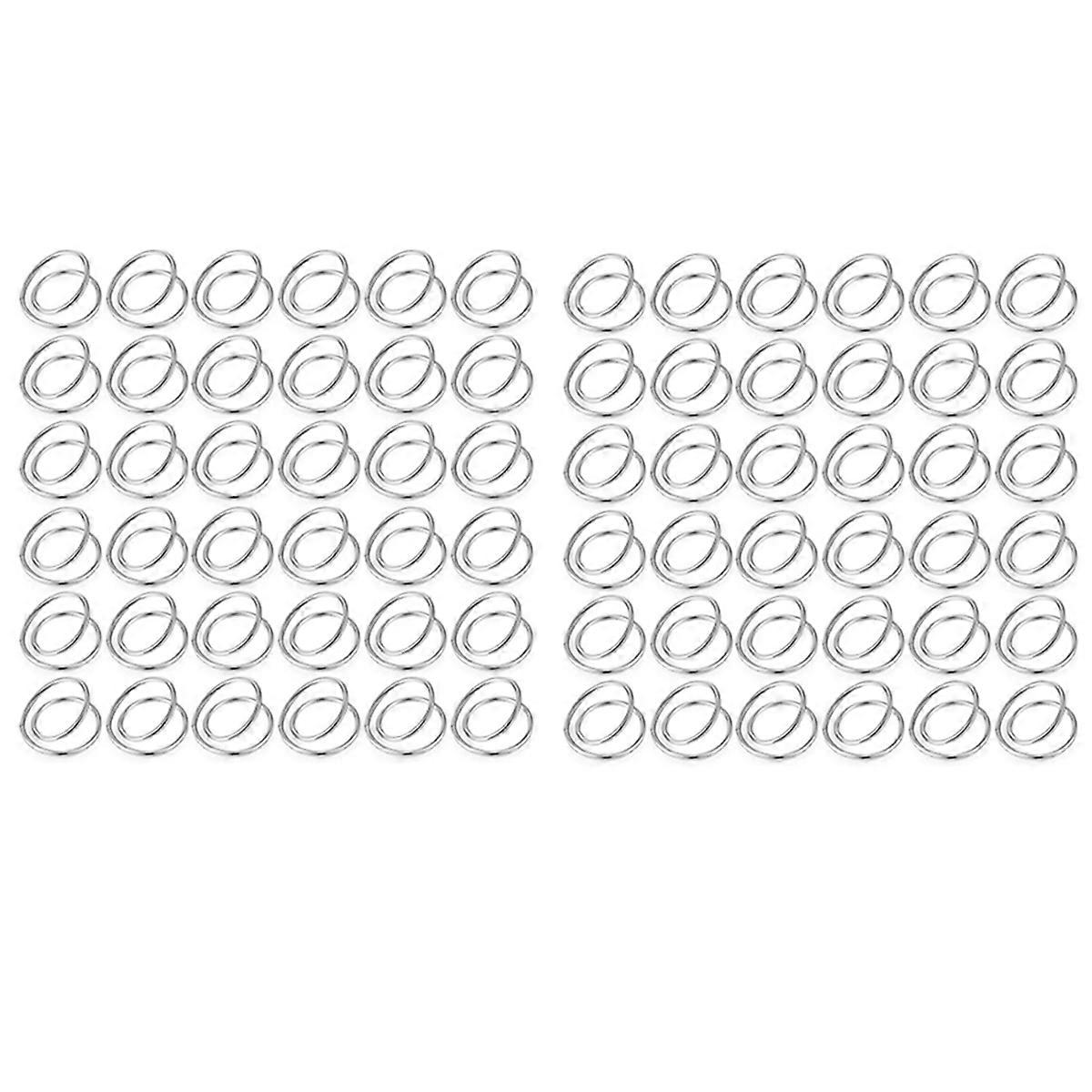 36Pcs Metal Spiral Napkin Ring Buckles Simple Napkin Rings for Weddings Reception Buffet Table Decor