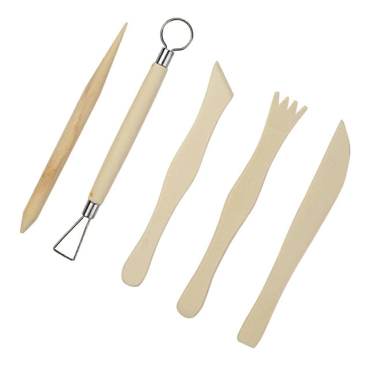 Clay sculpture carving set 1 set with pottery clay tools sculpture set for clay modelling crafts ceramic polymer clay Ref: 7837