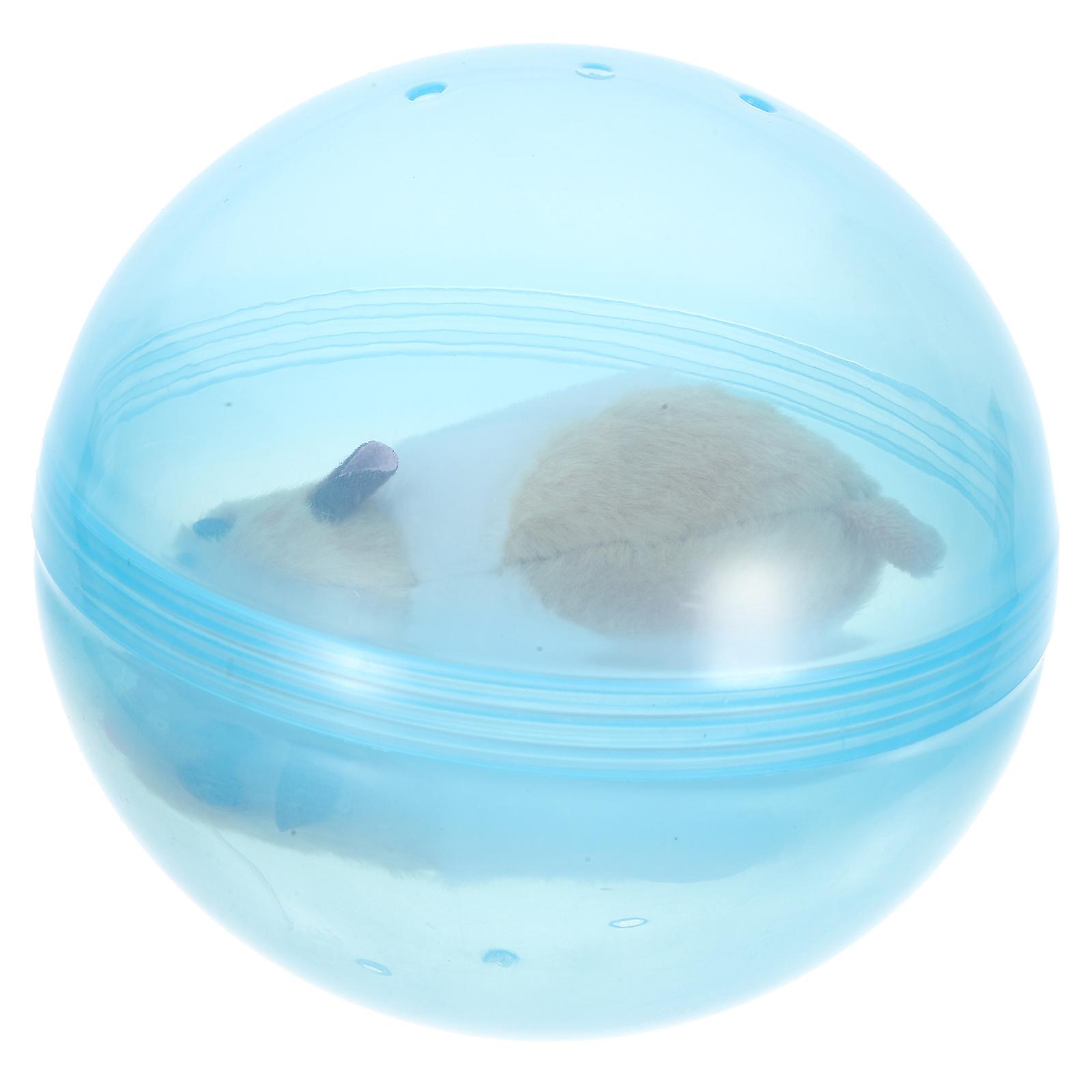 Automatic Cat Ball Toy Stimulate Curiosity Realistic Mouse Shape For Indoor Cats 1Set