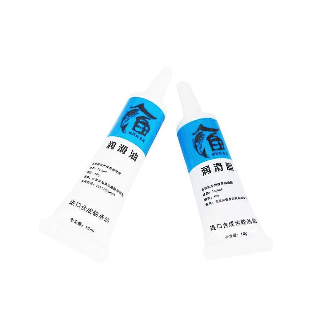 Fishing Reel Maintenance Kit Reel Lubricant Oil Tool Low-Profile Reel Waterproof Reduce Noise 2Pack