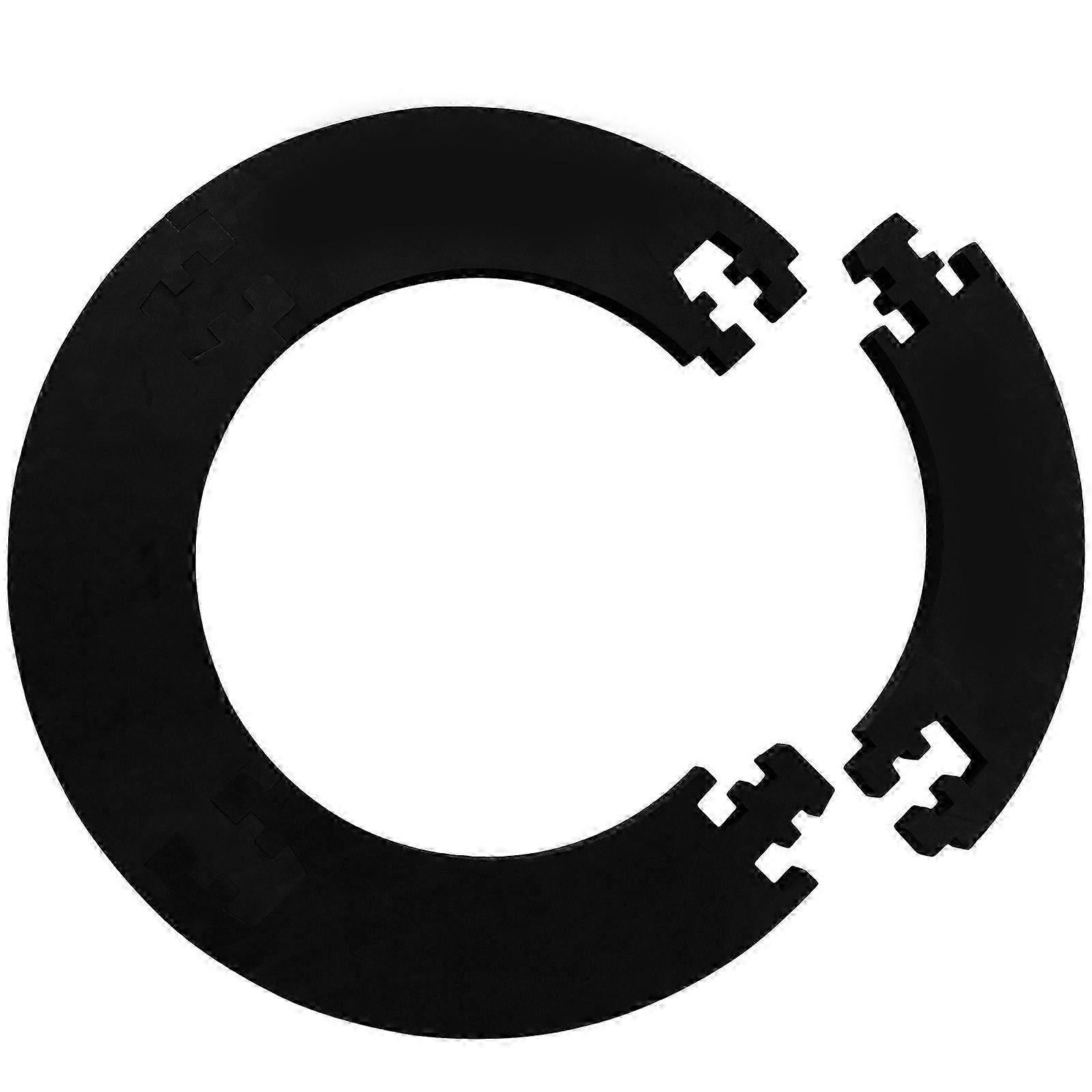 (Schwarz) Spleißen Dartscheibe Wandschutz Dartscheiben Surround Ringe Dartboards Backboard Wall Surround Wandschutz Ringe Schwarz