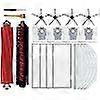 20 Piece Accessory Set for Roborock S7 Maxv Ultra/ S7 Pro Ultra, Replacement Parts Set for Robot Vacuum Cleaner, 1 Self-Cleaning Brush, 1 Main Brush,