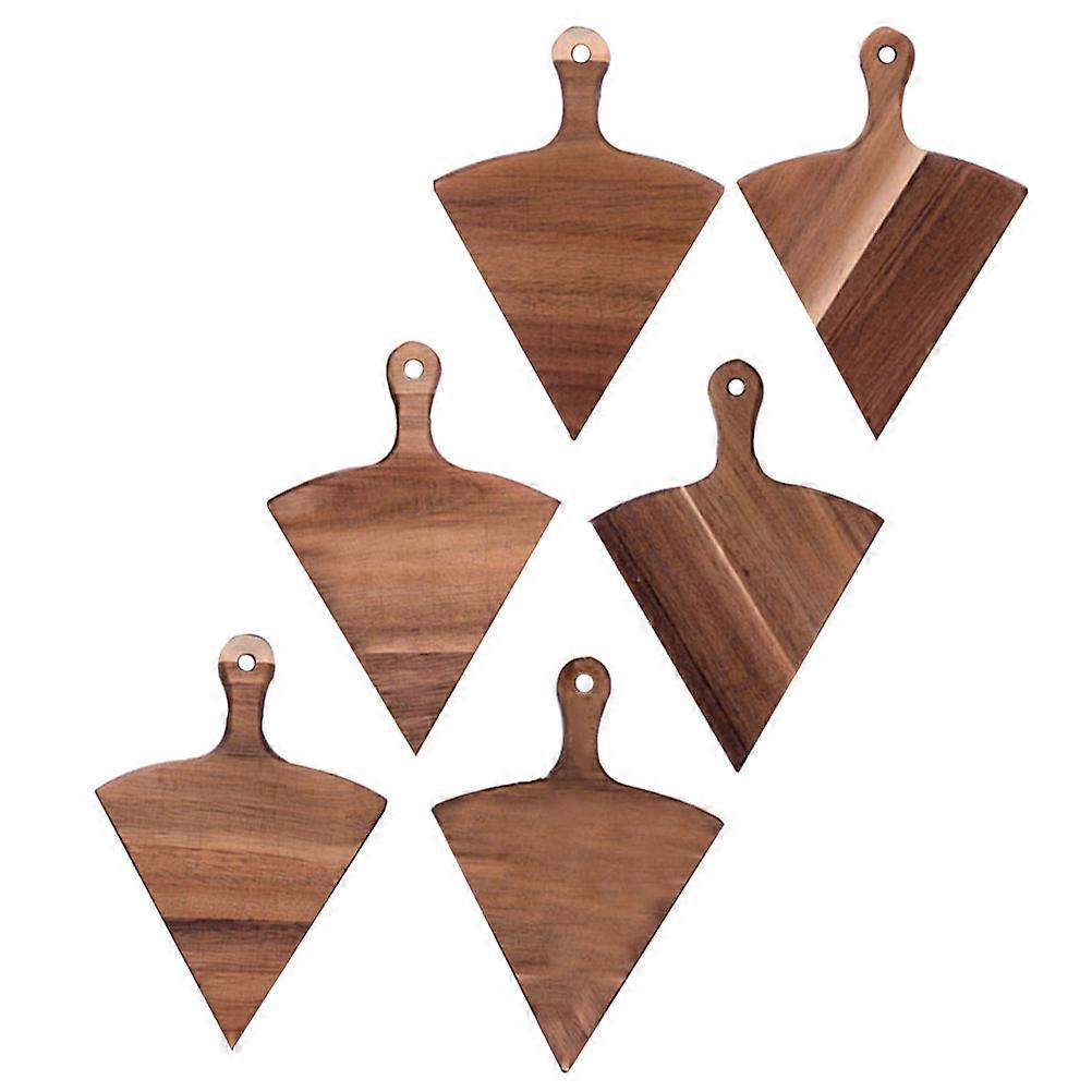 Plastic Pizza Service Tray for Storage Brown Color Suitable for Many Occasions 6pcs