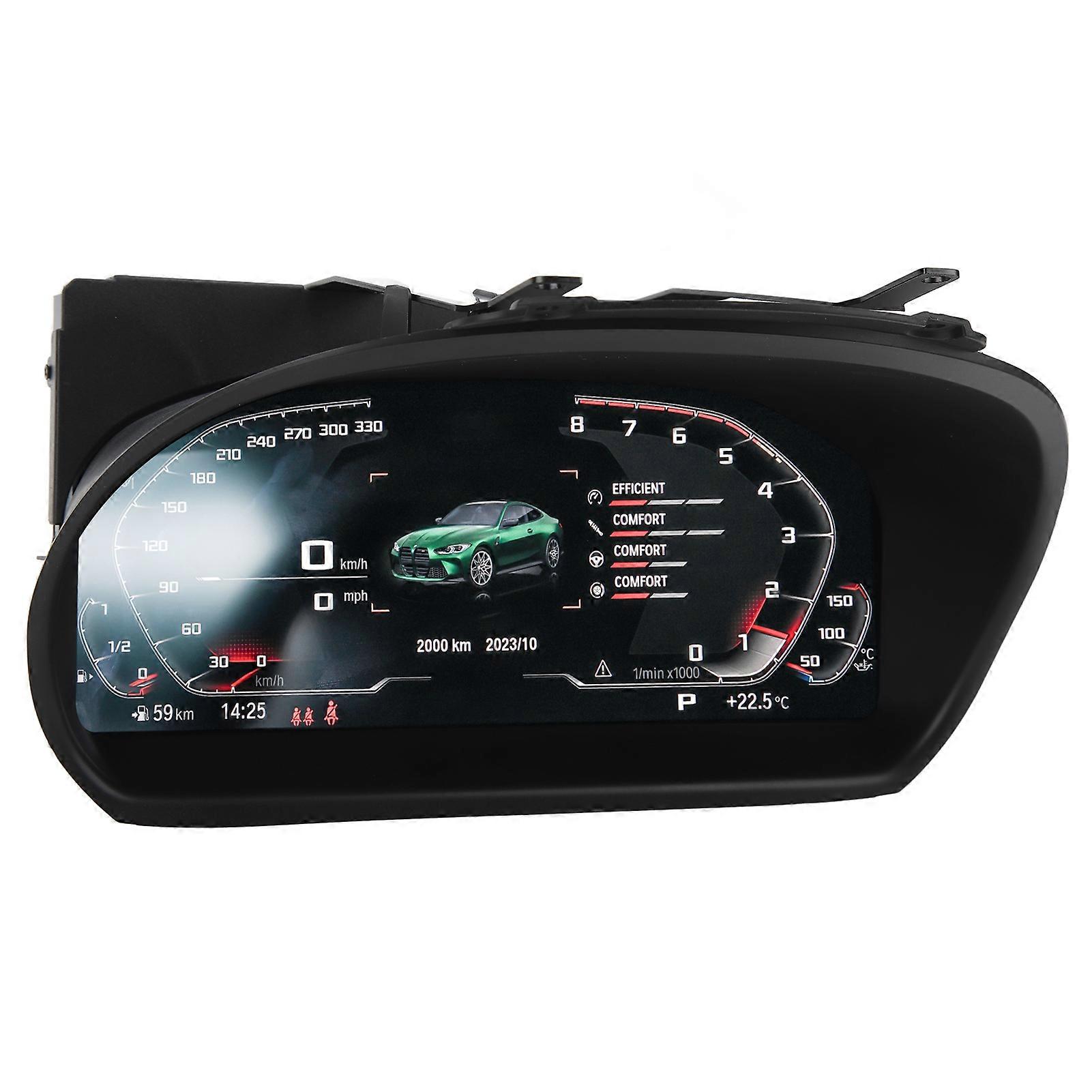 12.3in LCD Speedometer Cluster High Definition Multifunction Digital Dash Gauge for 1 Series E87 2007 to 2012 