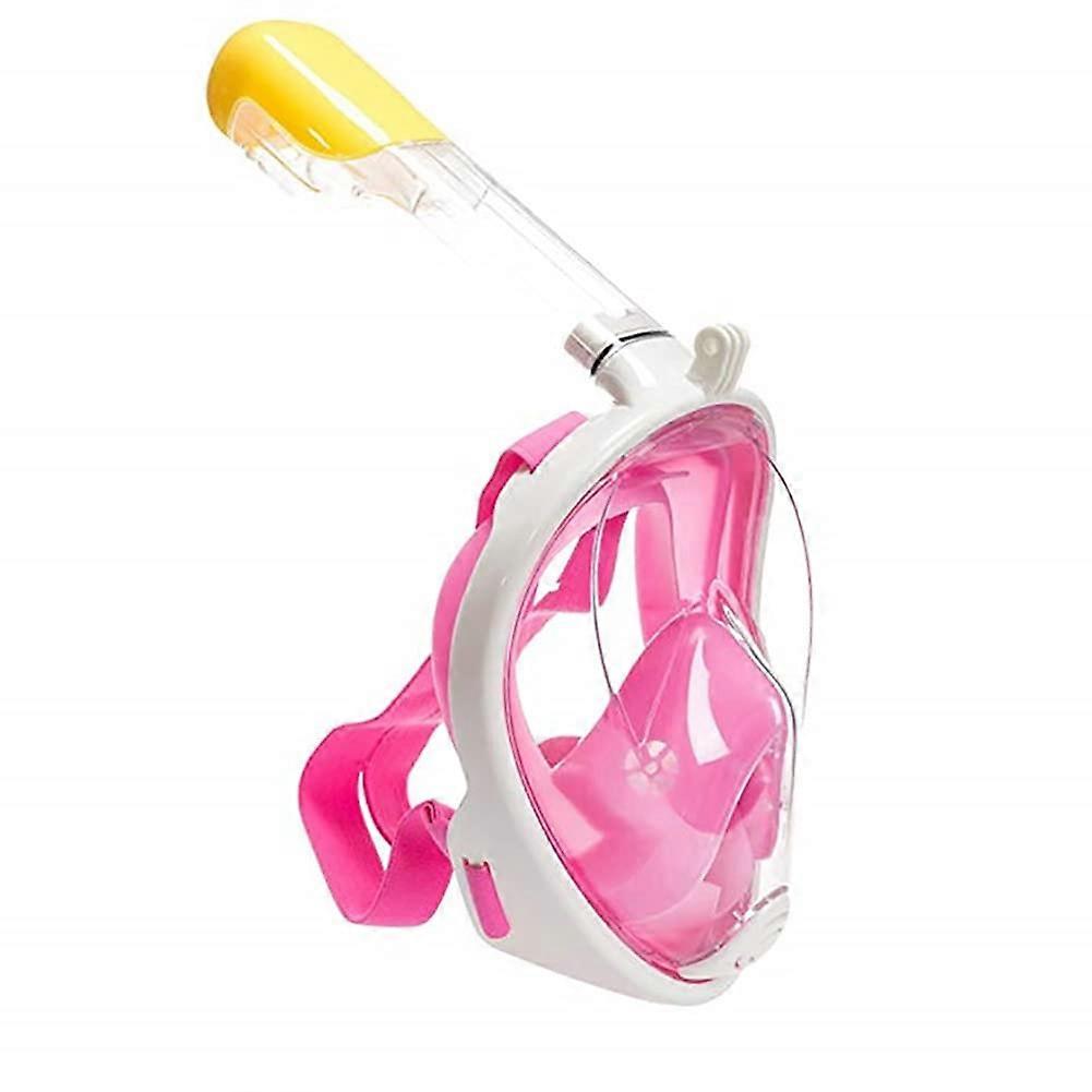 Full Face Snorkel Mask with Anti-Fog and Anti-Leak Hard Glass for Adults and Teens, Multi-Color Snorkeling Gear