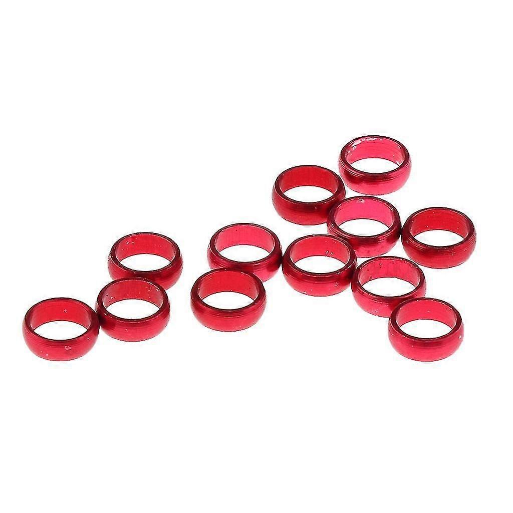12 Pieces Dart Sharft Protect Flights O Rings Spare Gripper Ring Red