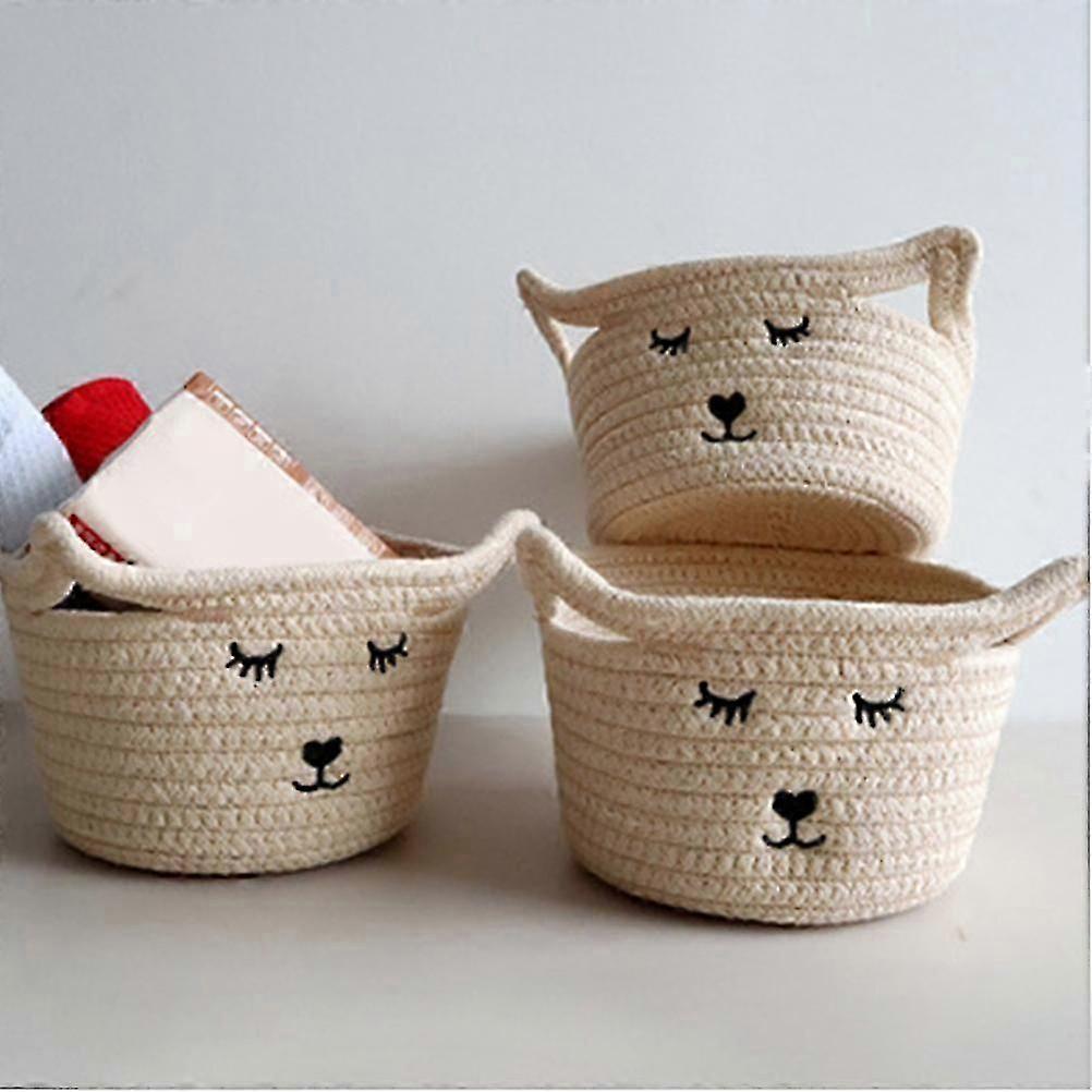 Creative Cotton Woven Storage Basket