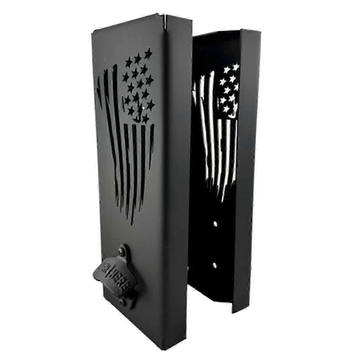 Wall Mounted Can Cooler Stand with Bottle Opener