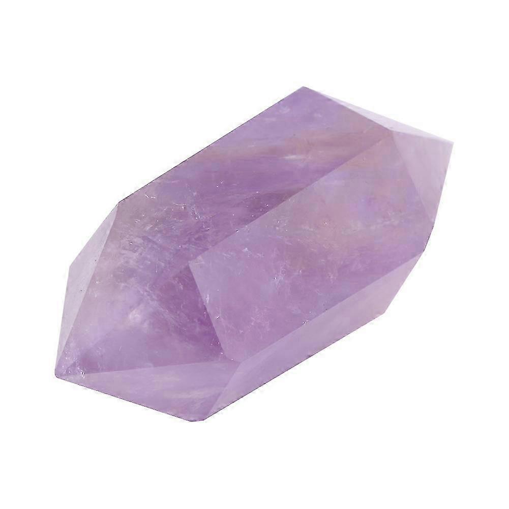Lila Crystal Column Stone Craft för heminredning