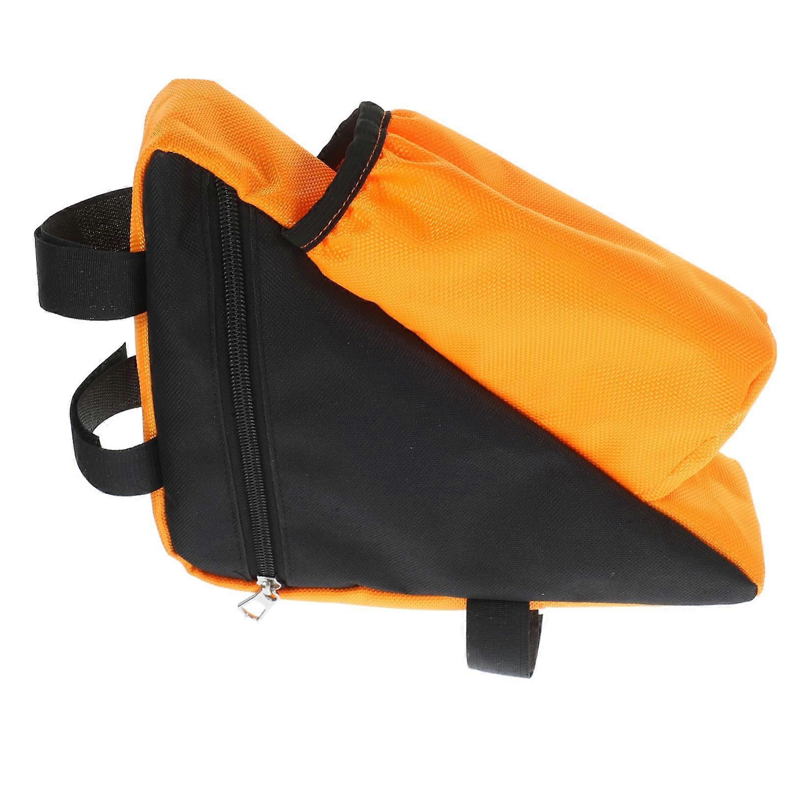 Bicycle Frame Bag Waterproof for Mountain Bikes with Water Bottle Holder, Quick Release, and Mobile Phone Storage Space