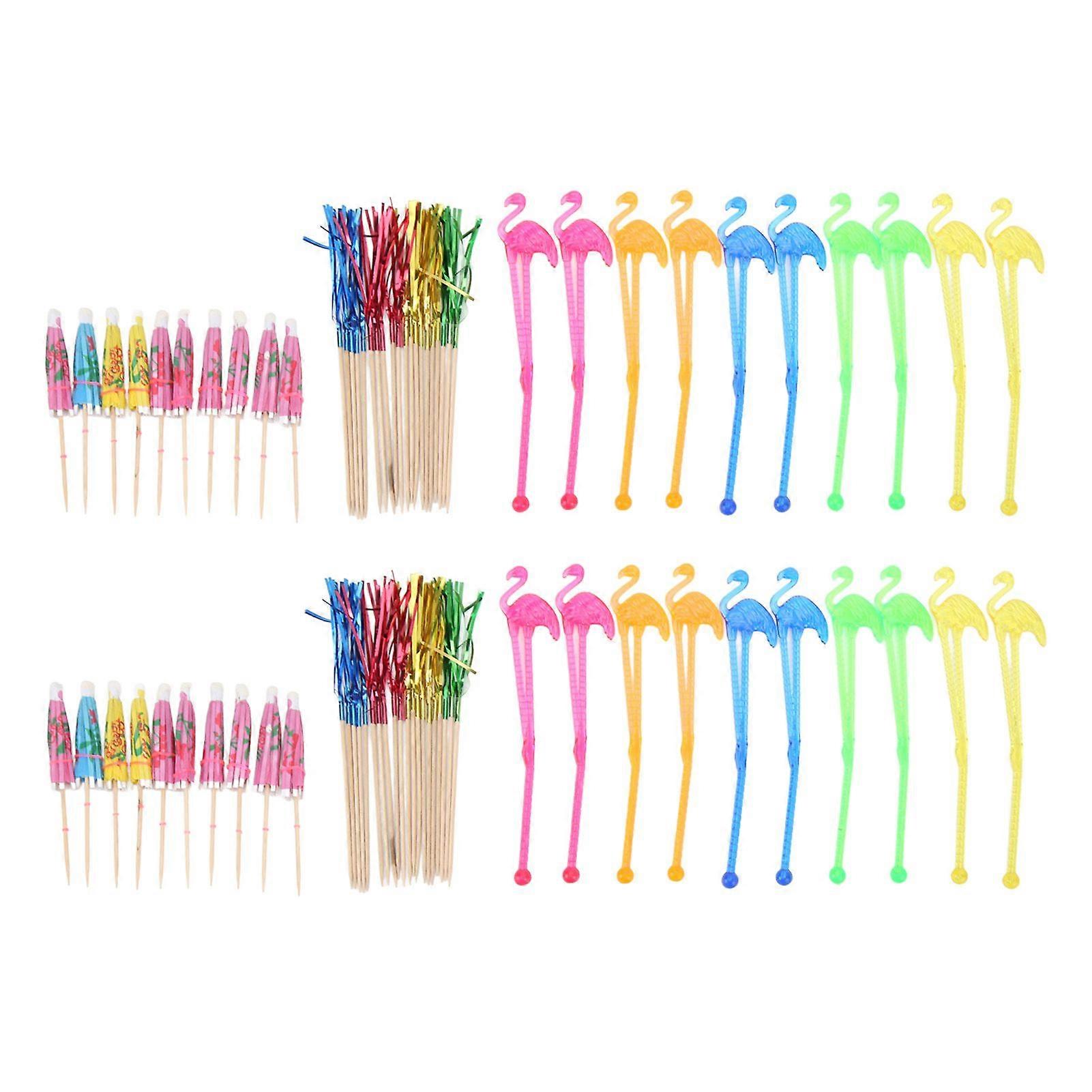 2025最新モデルカクテルドリンク傘絶妙なパターントロピカルスタイル