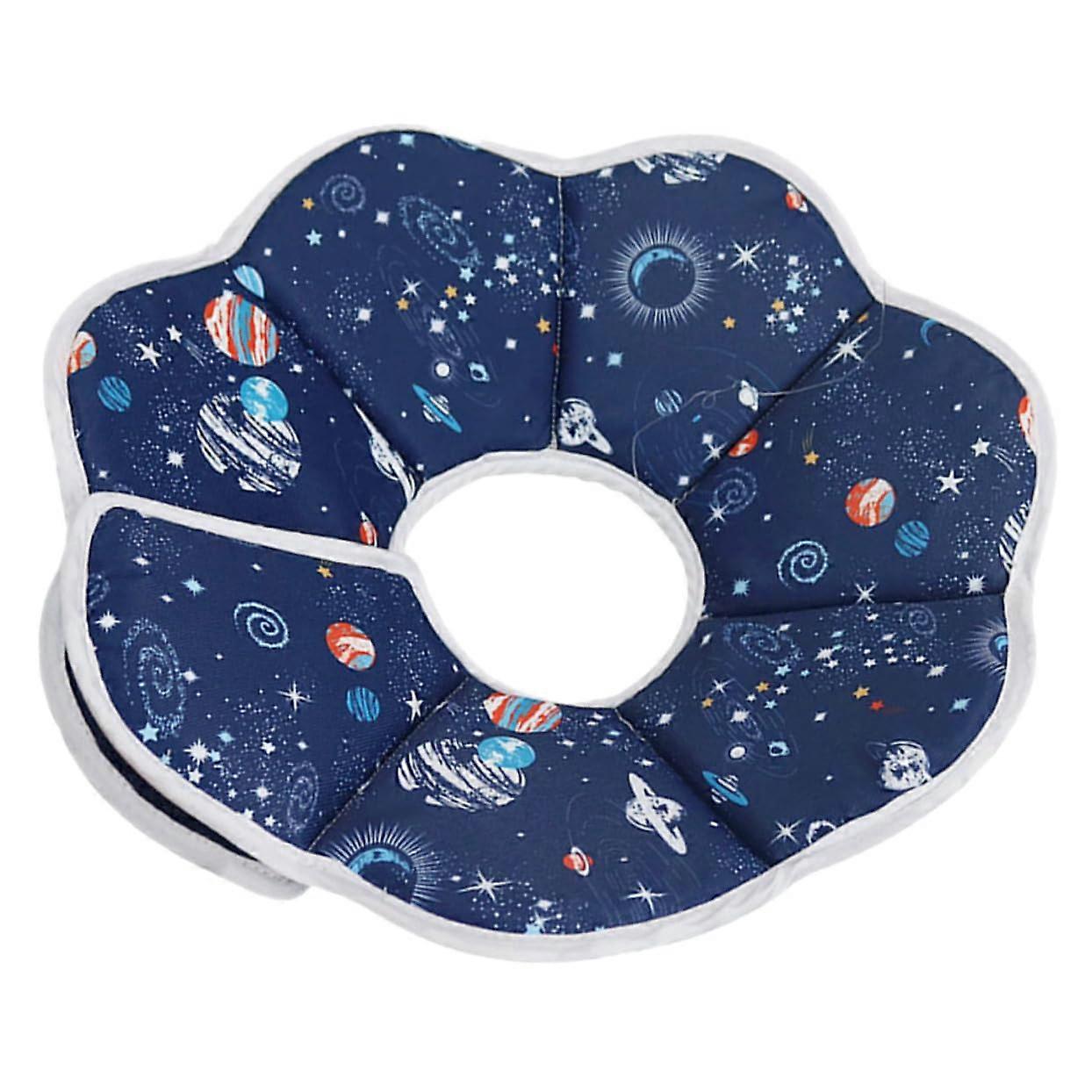 Breathable Cat Collar - Elizabethan Recovery Collar for Medium Cats, Soft Fabric, Comfortable Design