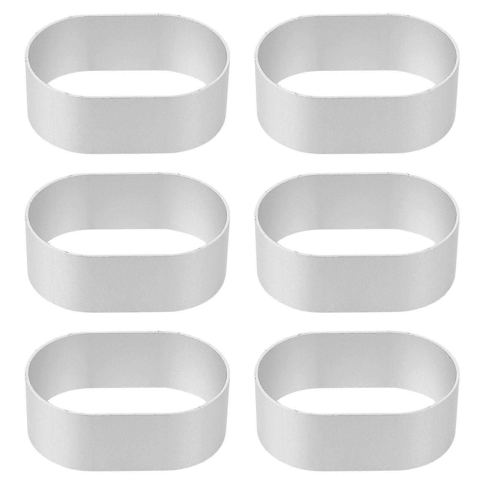 Baking Cake Mold Metal Diy Design For Cakes Or Biscuits Corrosion Resistant Moisture Proof 6Pack