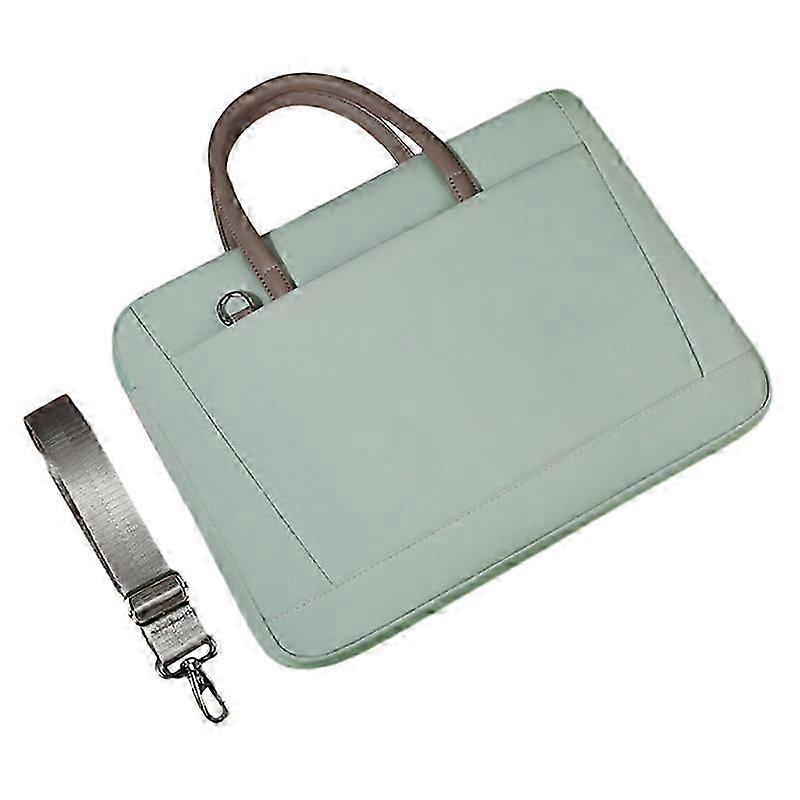 اشتري 910 13.3 بوصة حقيبة كمبيوتر محمول أكسفورد من القماش مع حزام كتف أخضر