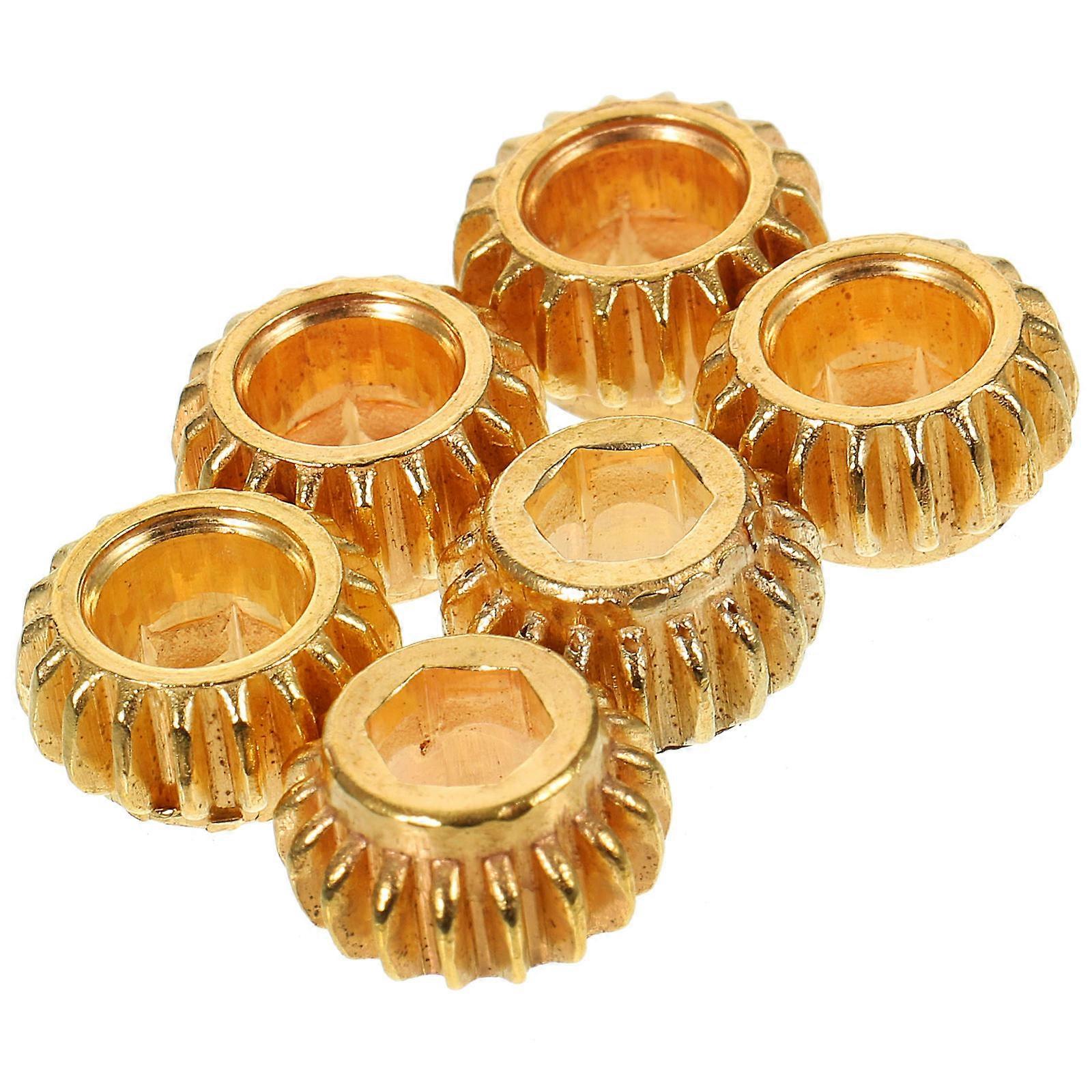 6pcs Ratio Knobs Guitar Tuners for Accurate String Tuning – Easy Installation for Electric and Acoustic Instruments