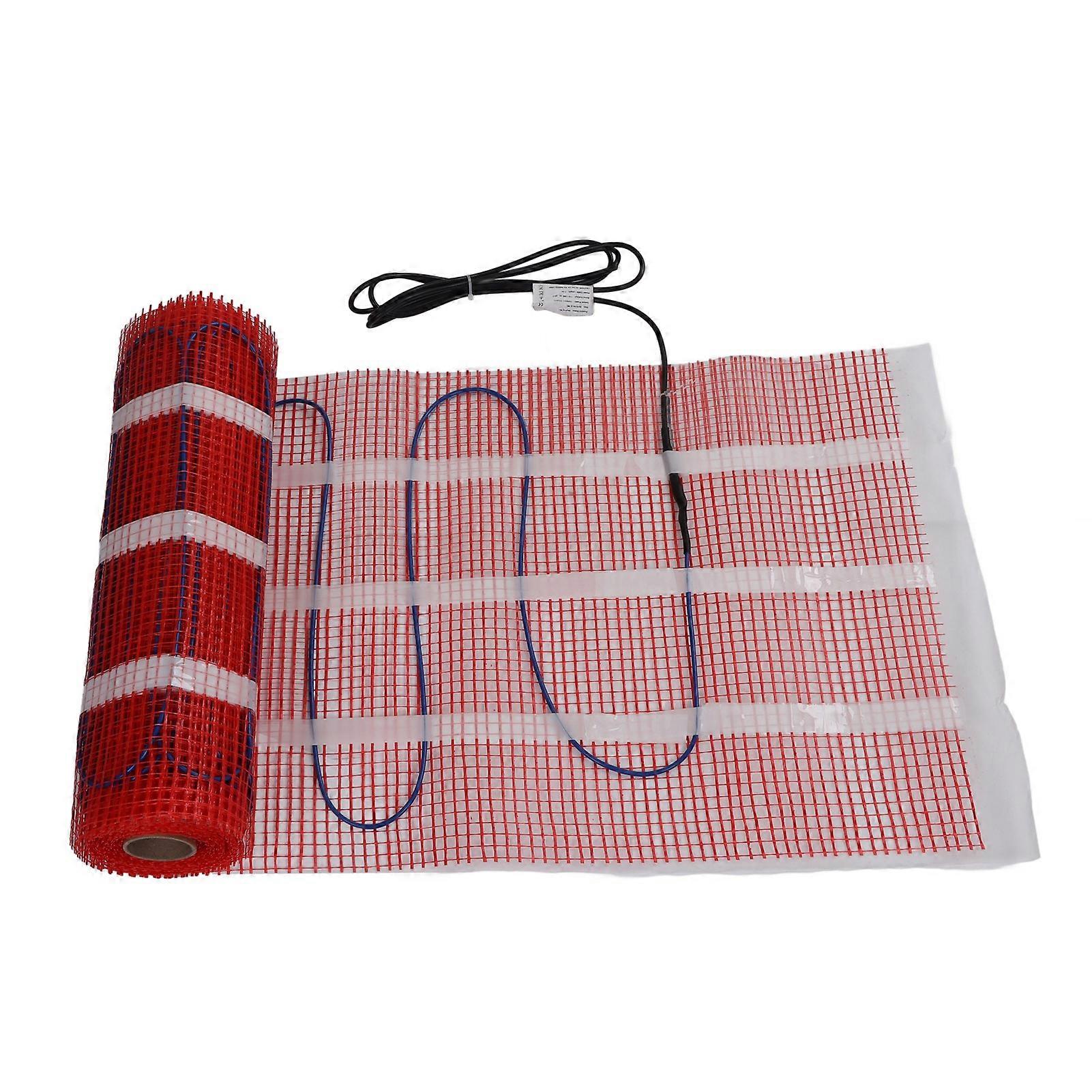 Electric Floor Heating System Set Underfloor Mat Temperature Controller Sensor Protecting Tube Kit 110V IP20