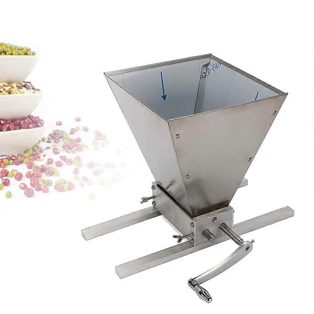 Grain Crusher Grain Malt Mill Crusher 8 lbs/minute 2 Roller Brewer Malt Mill Grain Mill Brewers