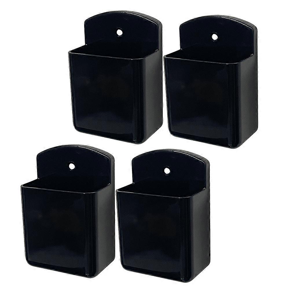 4pcs Adhesive Wall Remote Control Holders No Drilling Remote Control Organizers