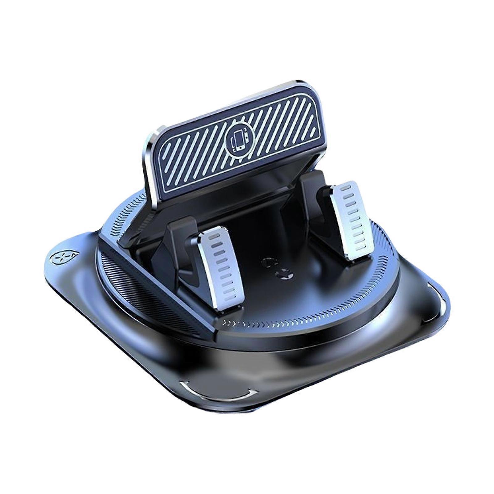Auto Locking Dashboard Phone Mount With Strong Adsorption Base For Secure 360 Rotation And Universal Multicolor