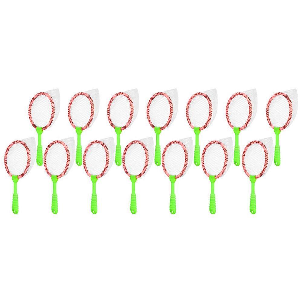 14Pcs Children's Fishing Nets for Outdoor Fish Catching Toy Net Random Color
