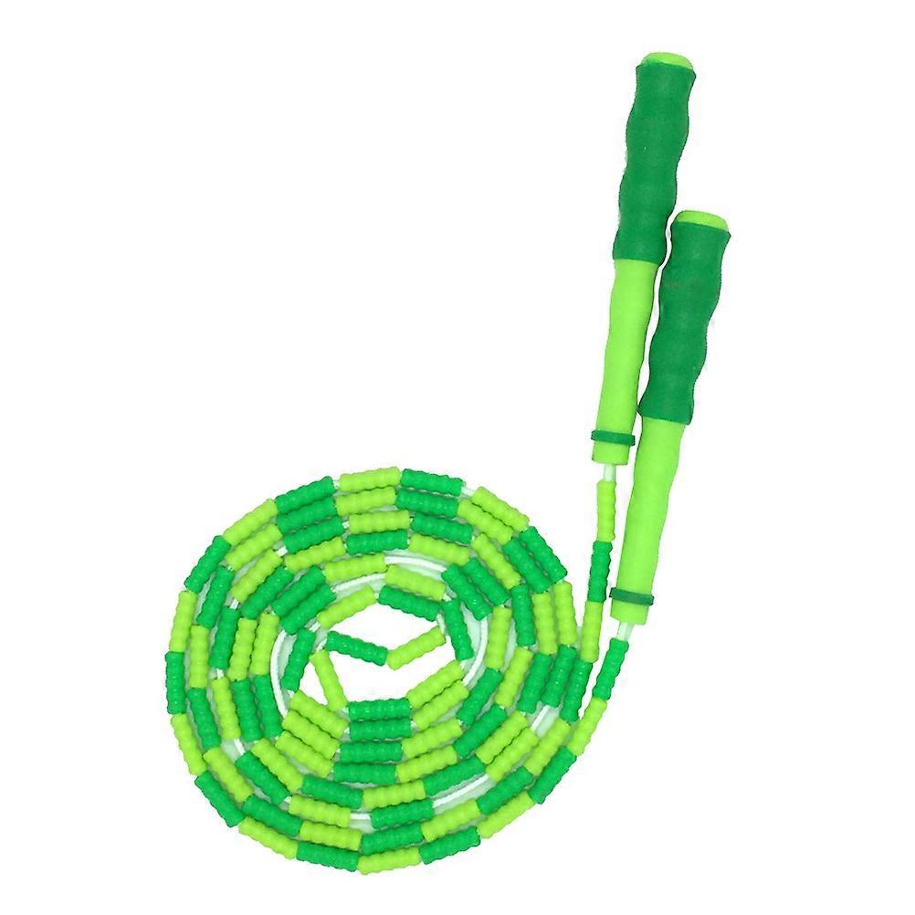 Green PVC Jump Rope for Workout Use Lightweight Easy to Carry Adjustable for Men Women Kids 70