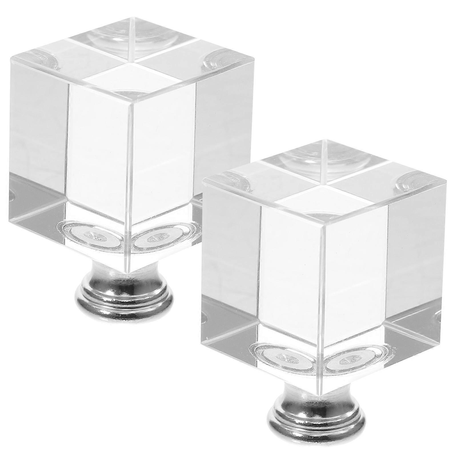 Cube Lamp Accessory Decorative Finial For Wall Lamps Corridors Study 4 00X3 00X3 00CM Modern Design 2Pcs