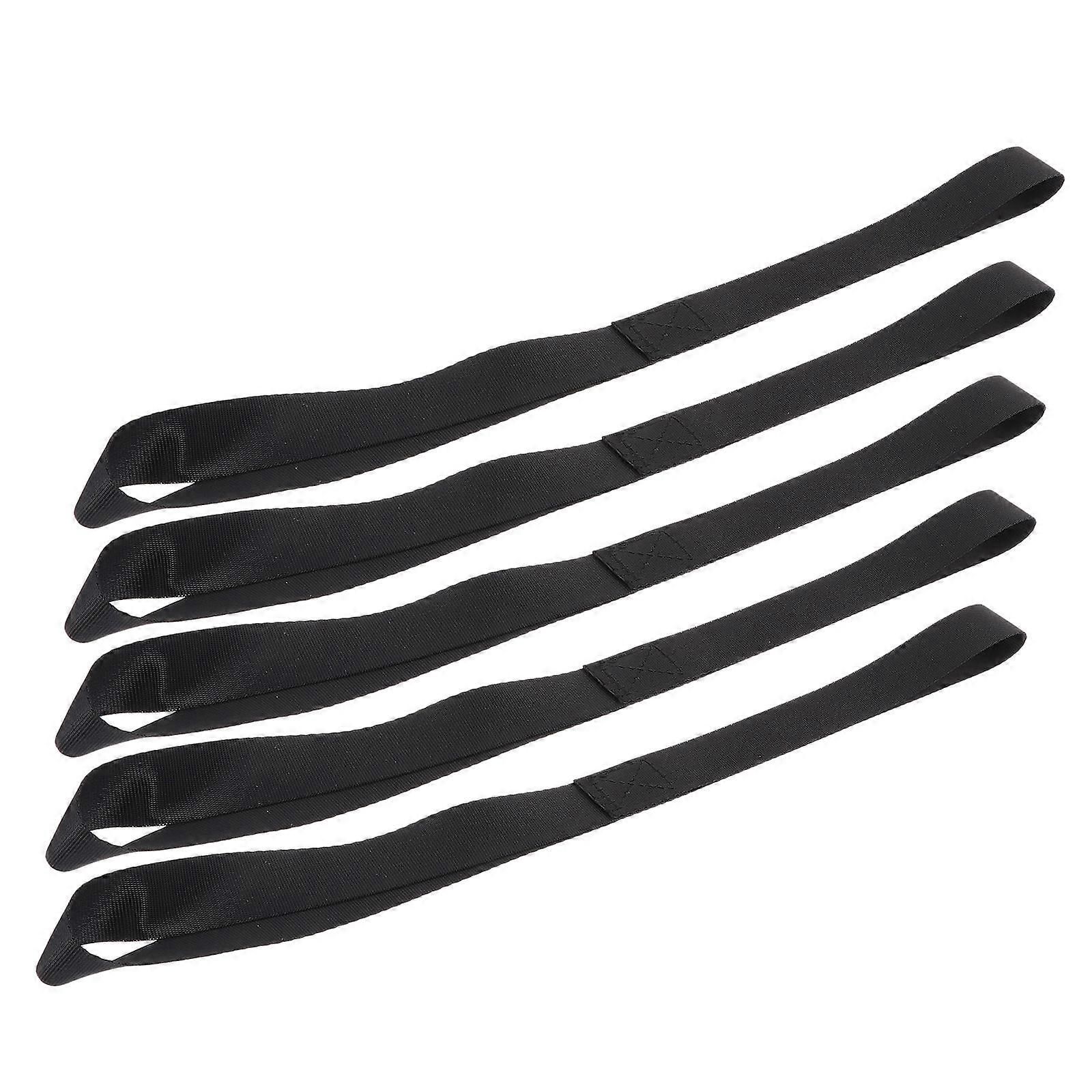 绑扎带固定负载摩托车骑手黑色实用货物带快速释放 5 件