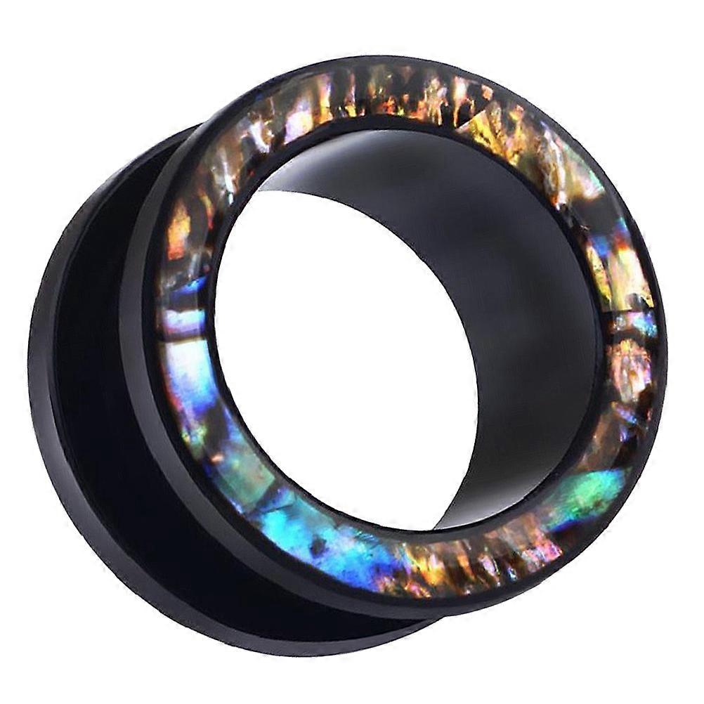 Ear Expander Simple Earrings Daily Use 8mm Acrylic Safe Ear Expansion 1Pair