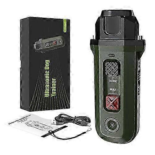 2025 Ultrasonic Dog Barking Deterrent, Anti Barking Device with Strobe Flashlight, Handheld Ultrasonic Bark Stopper