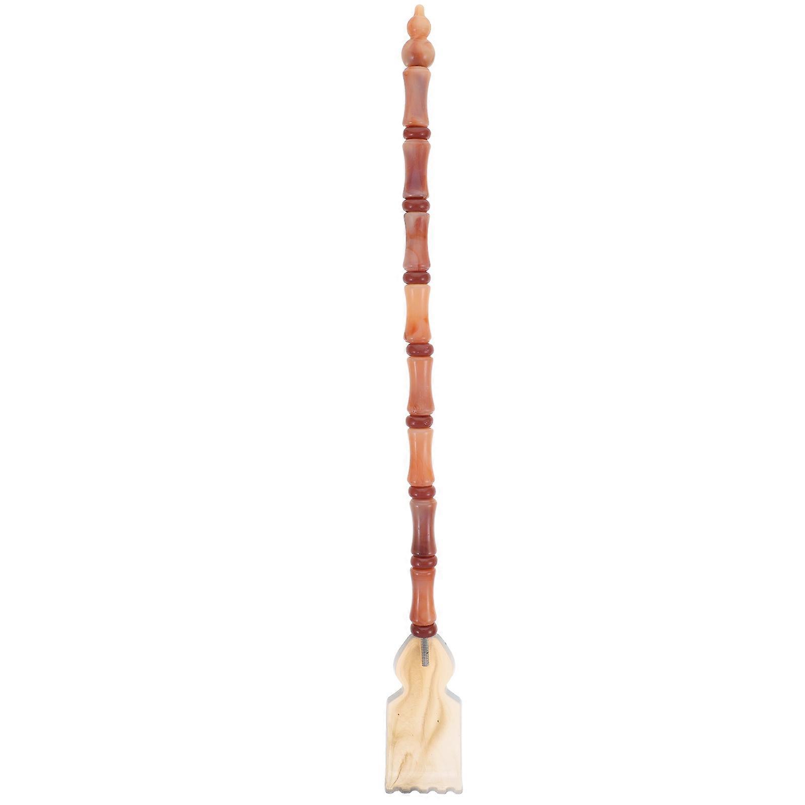 Back Scratch Tool Made Of Ox Horn For Adults Home Use Light Brown Back Scratching Function 1Set