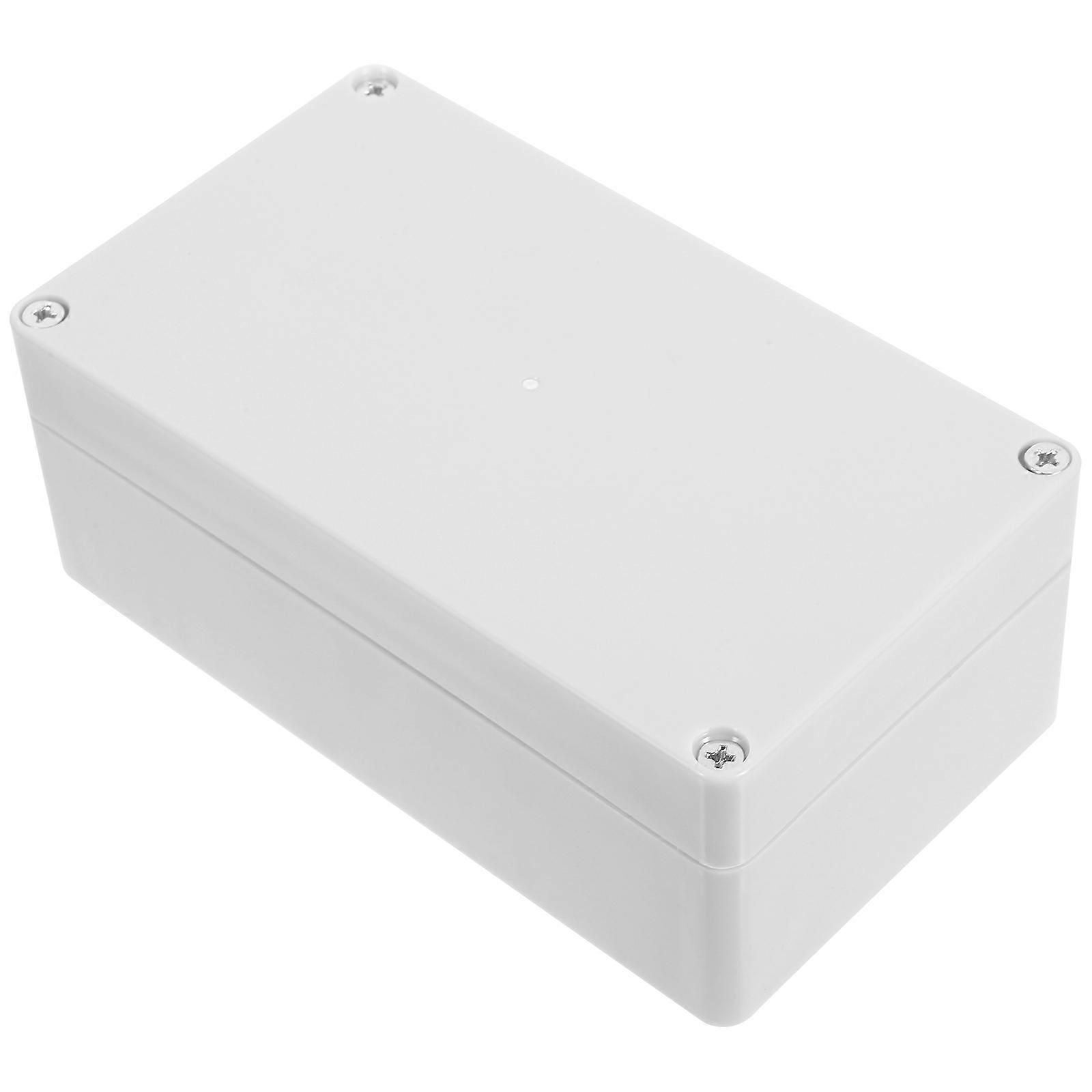 Waterproof ABS Electrical Box for Connecting White Outdoor Use 1 Pack