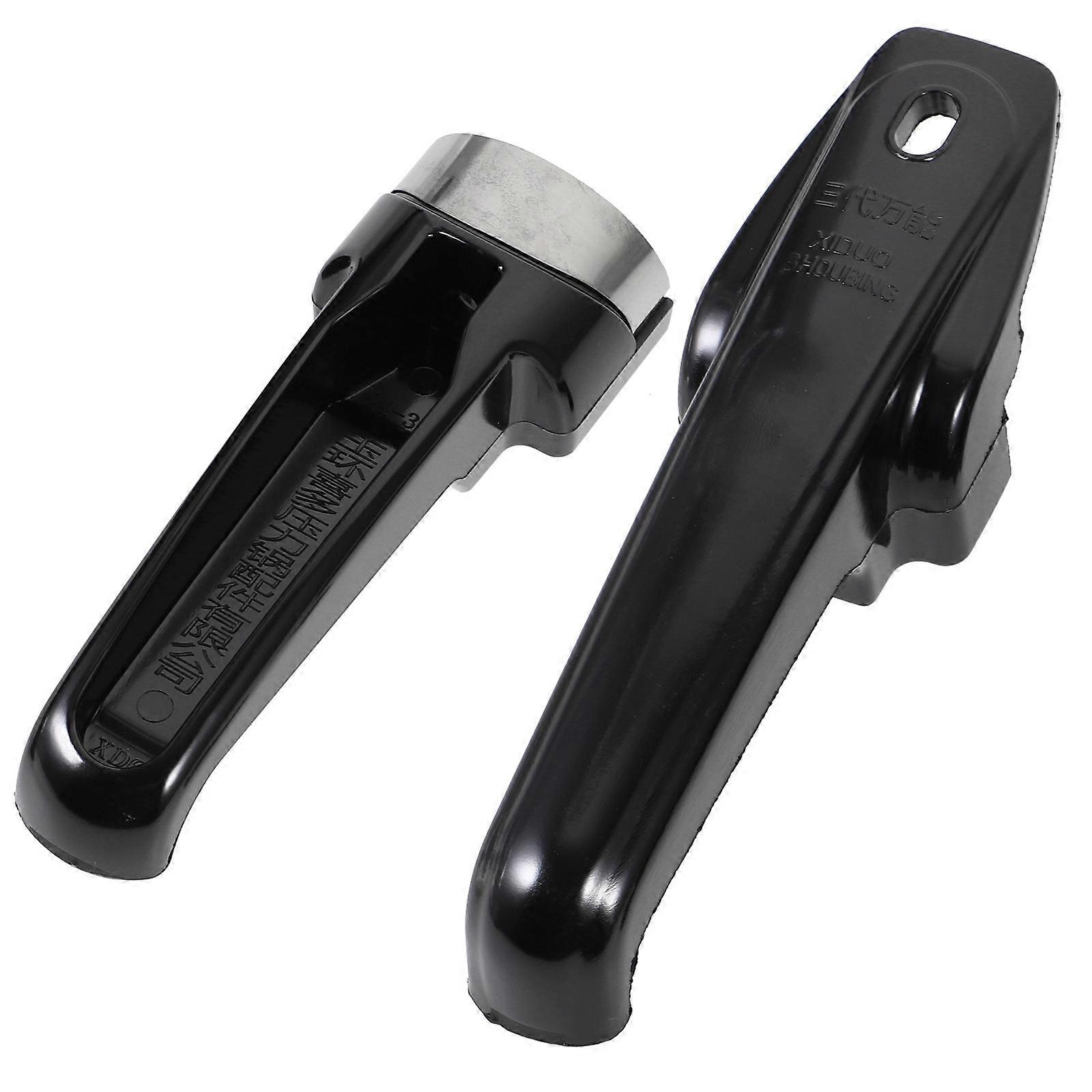 1 Set of Pressure Cooker Handle Replacement Ergonomic Kitchen Use Durable Black