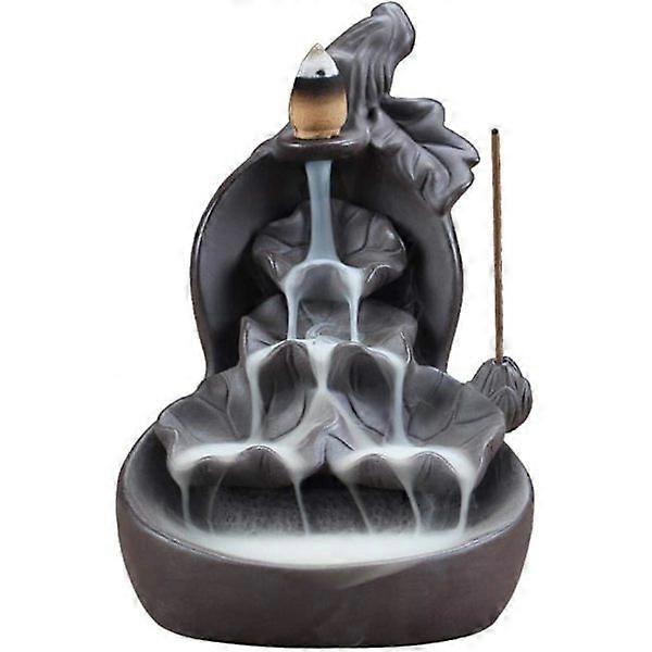Backflow incense burner - Buddha lotus - Ceramic