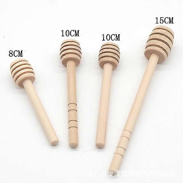 2 pcs Wooden Honey Sticks 8/10/15cm Honey Dipper Honey