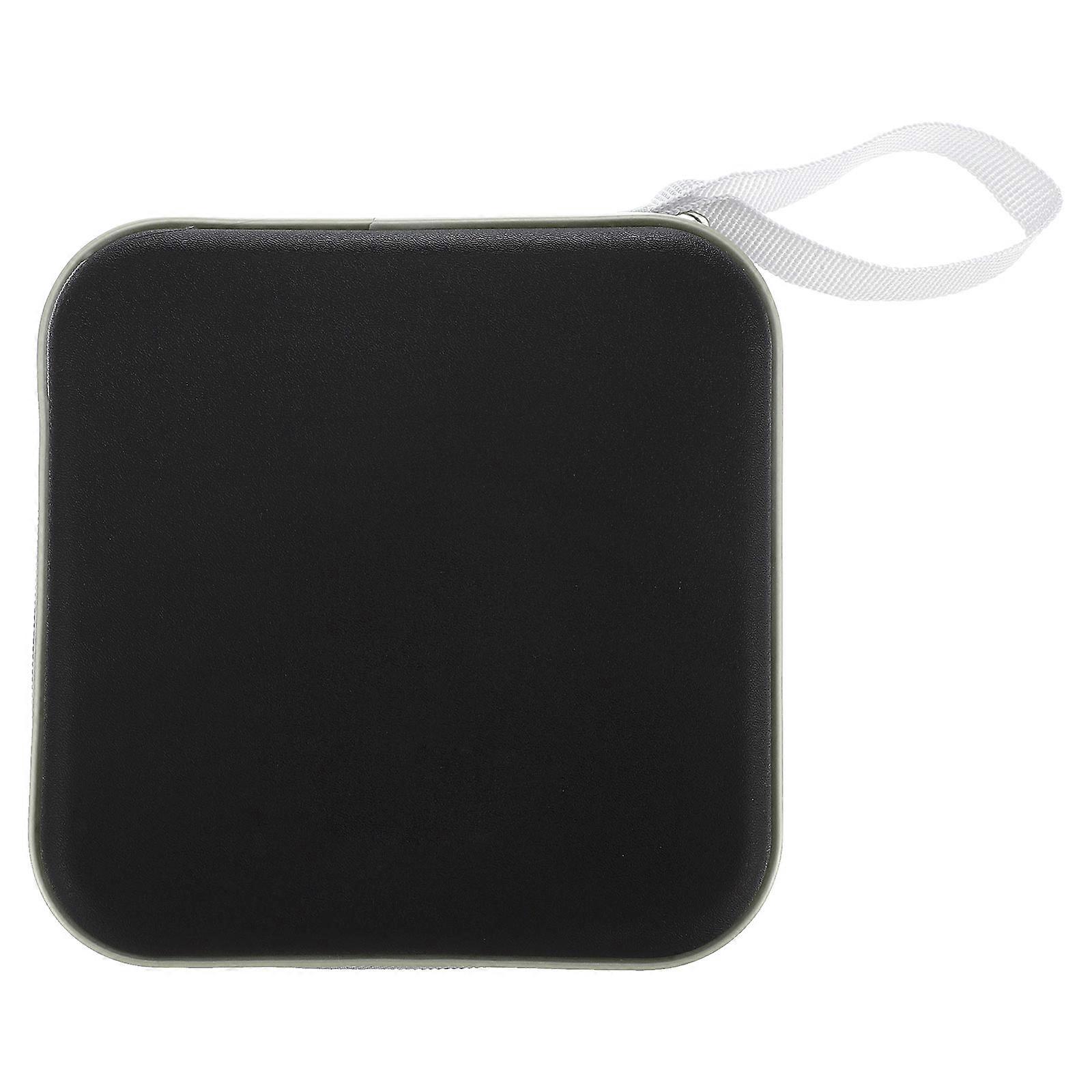 Large Capacity CD Storage Case Portable DVD Wallet Scratch Resistant Zipper Closure PP Material Disc Organizer Bag