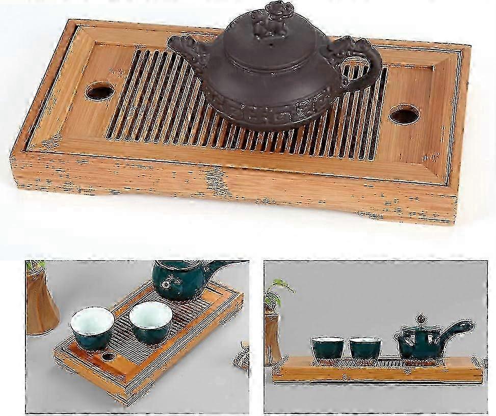 2025 2024,Bamboo tea tray, rectangular tray to prepare tea according to the Chinese Gong Fu Cha method, tea ce
