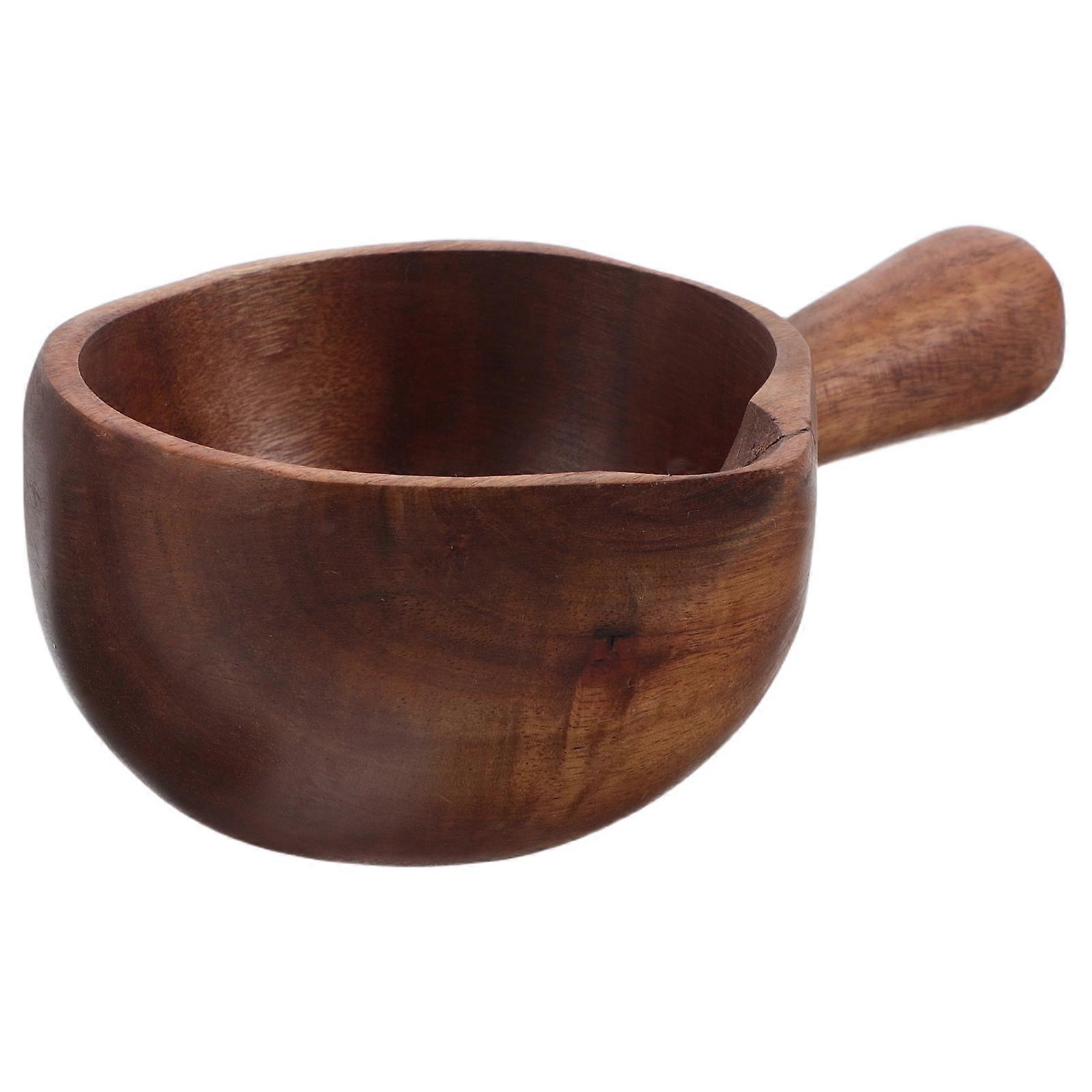 Water Ladle Wooden Kitchen Tool for Cooking Occasions 14.90X9.50X5.00CM Lightweight and Ergonomic 1Set